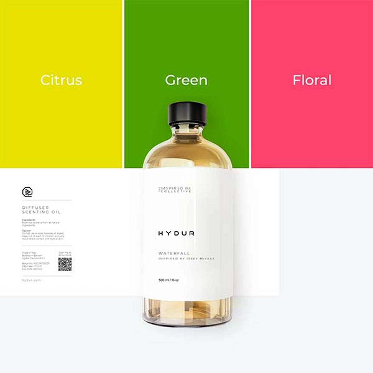 Hydur Waterfall Diffuser Scent Oil 500ml Hydur Waterfall Diffuser Scent Oil 500ml