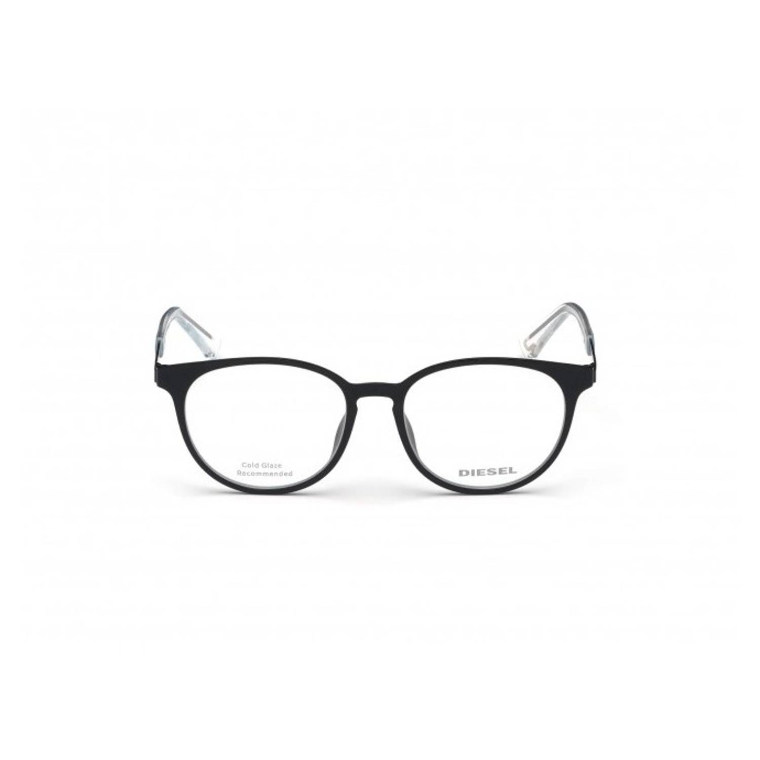 Diesel DL5289-001-51 Unisex Optical Frame Shiny Black Injected Diesel DL5289-001-51 Unisex Optical Frame Shiny Black Injected