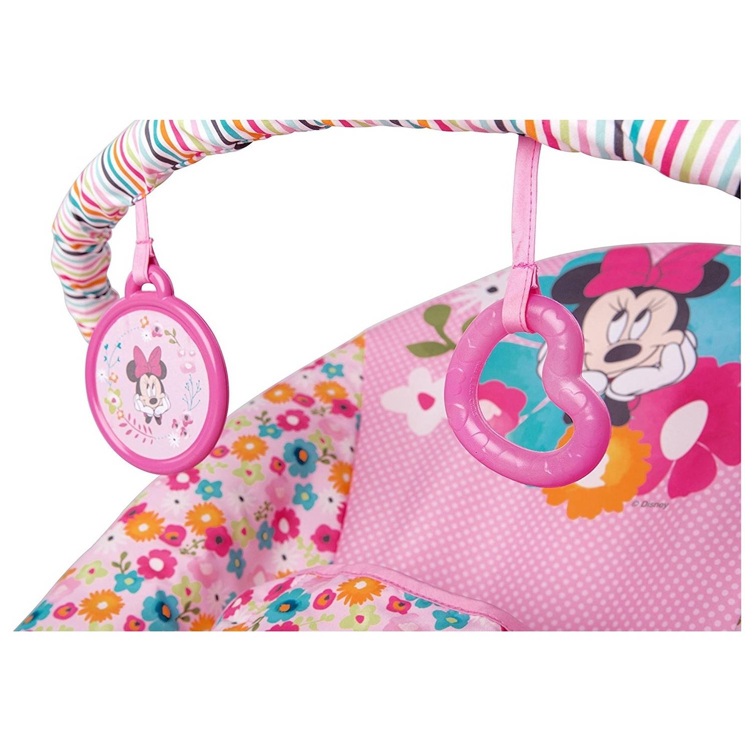 Disney Minnie Mouse Perfect In Pink Vibrating Bouncer Disney Minnie Mouse Perfect In Pink Vibrating Bouncer