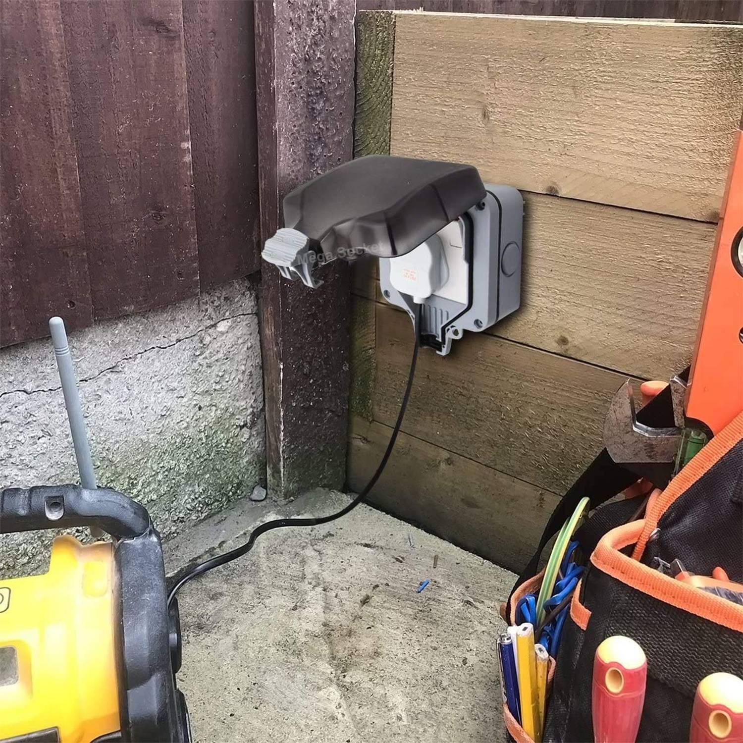 مقبس فردي مقاوم للماء من لافيش في الهواء الطلق ، منافذ كهربائية لجدار العرض ، أغطية مقابس بتبديل ip66 ، صندوق مقبس مقبس مقاوم للماء للجدار الخارجي 13a (مقبس فردي) مقبس فردي مقاوم للماء من لافيش في الهواء الطلق ، منافذ كهربائية لجدار العرض ، أغطية مقابس بتبديل ip66 ، صندوق مقبس مقبس مقاوم للماء للجدار الخارجي 13a (مقبس فردي)