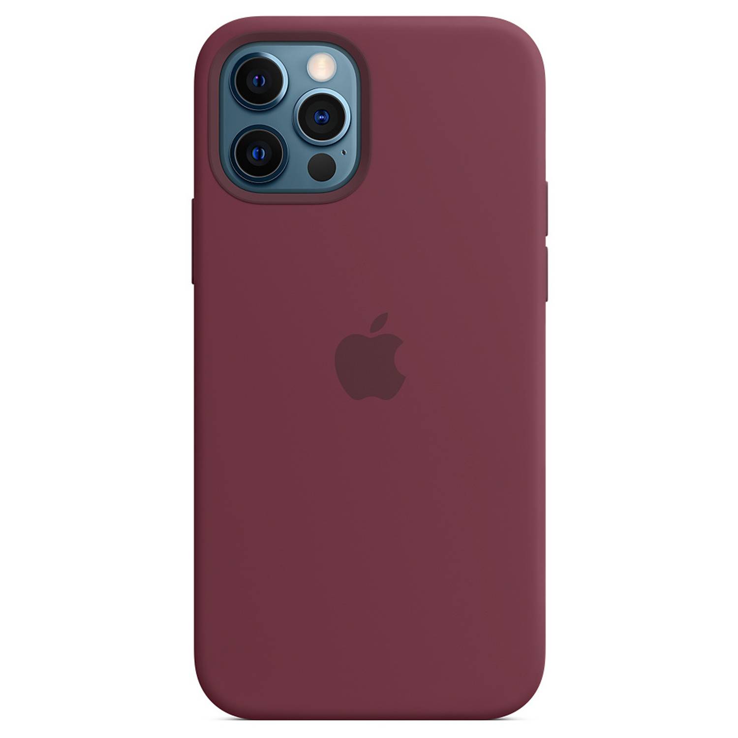 Apple iPhone 12 | 12 Pro Silicone Case with MagSafe - Plum Apple iPhone 12 | 12 Pro Silicone Case with MagSafe - Plum