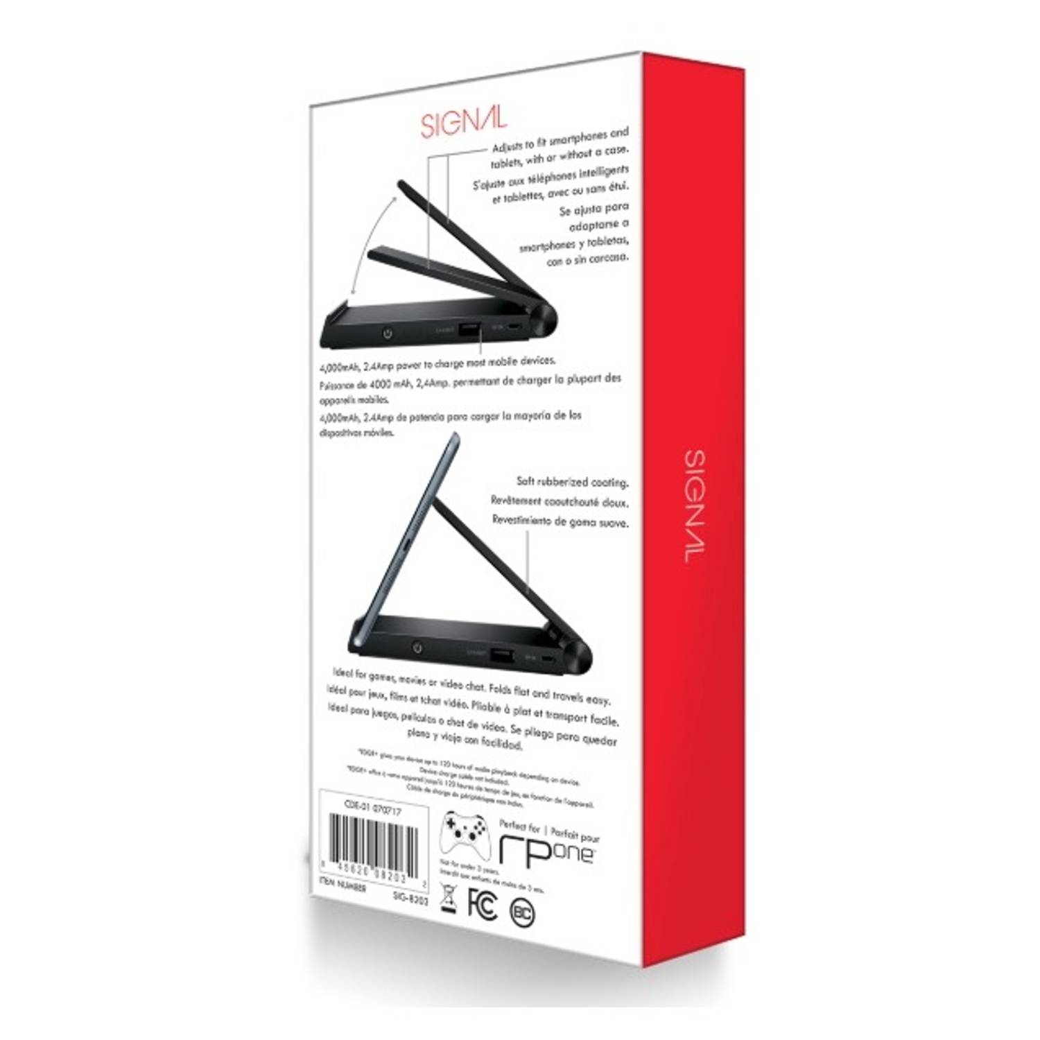 iSound Power Bank Edge Plus Universal Devise Stand 4000mAh Black iSound Power Bank Edge Plus Universal Devise Stand 4000mAh Black