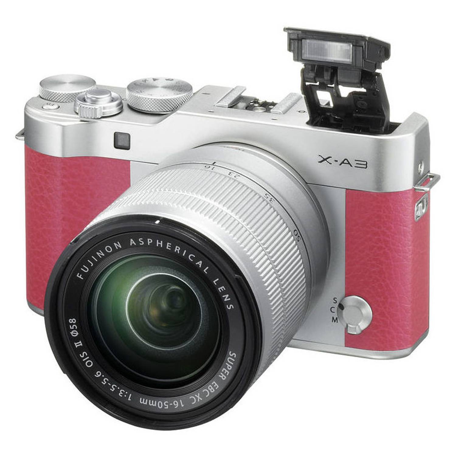 Fujifilm XA3 Mirrorless Digital Camera Pink XC16-50mm + XC50-230mm Lens Fujifilm XA3 Mirrorless Digital Camera Pink XC16-50mm + XC50-230mm Lens