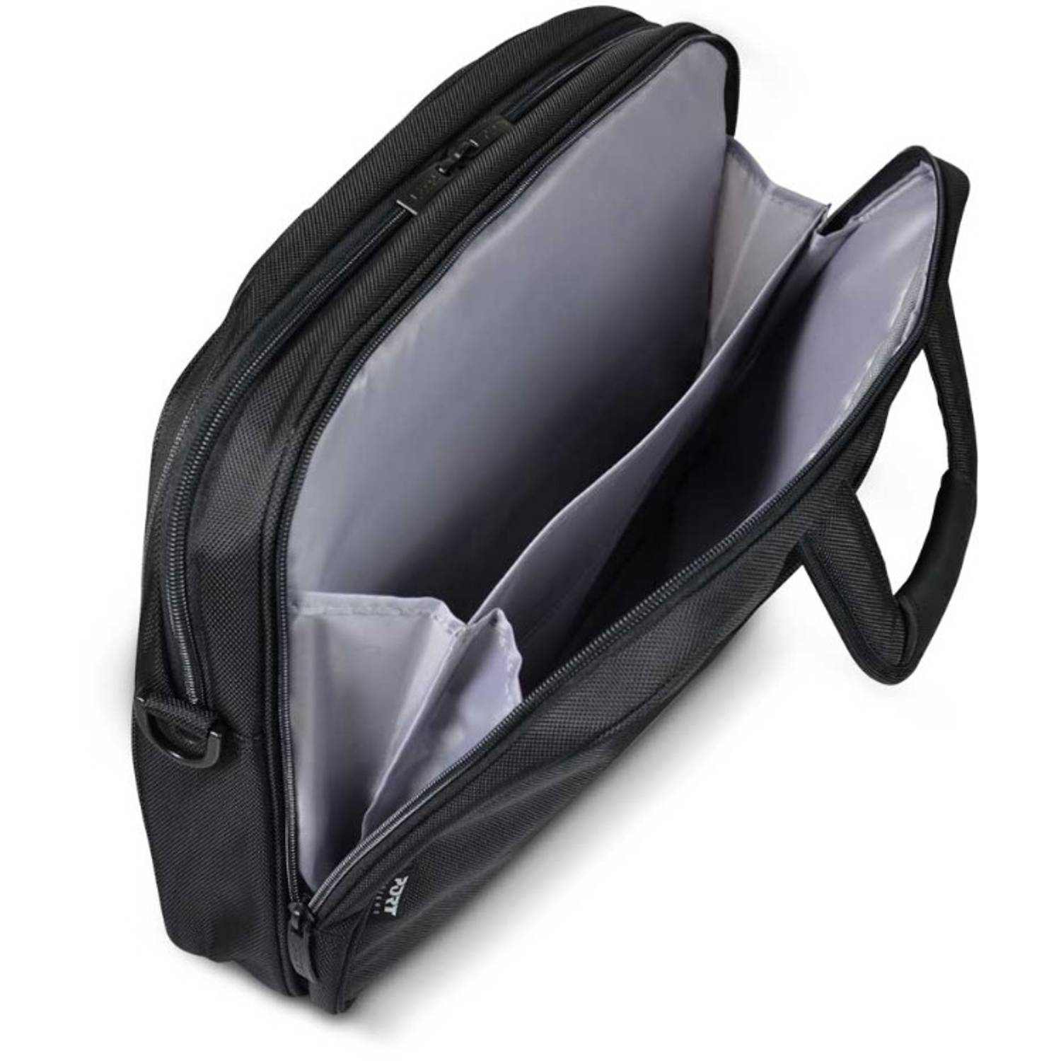 Port 170223 Manhattan Top Load Carry Case W/ Back File Black 13.3inch Port 170223 Manhattan Top Load Carry Case W/ Back File Black 13.3inch