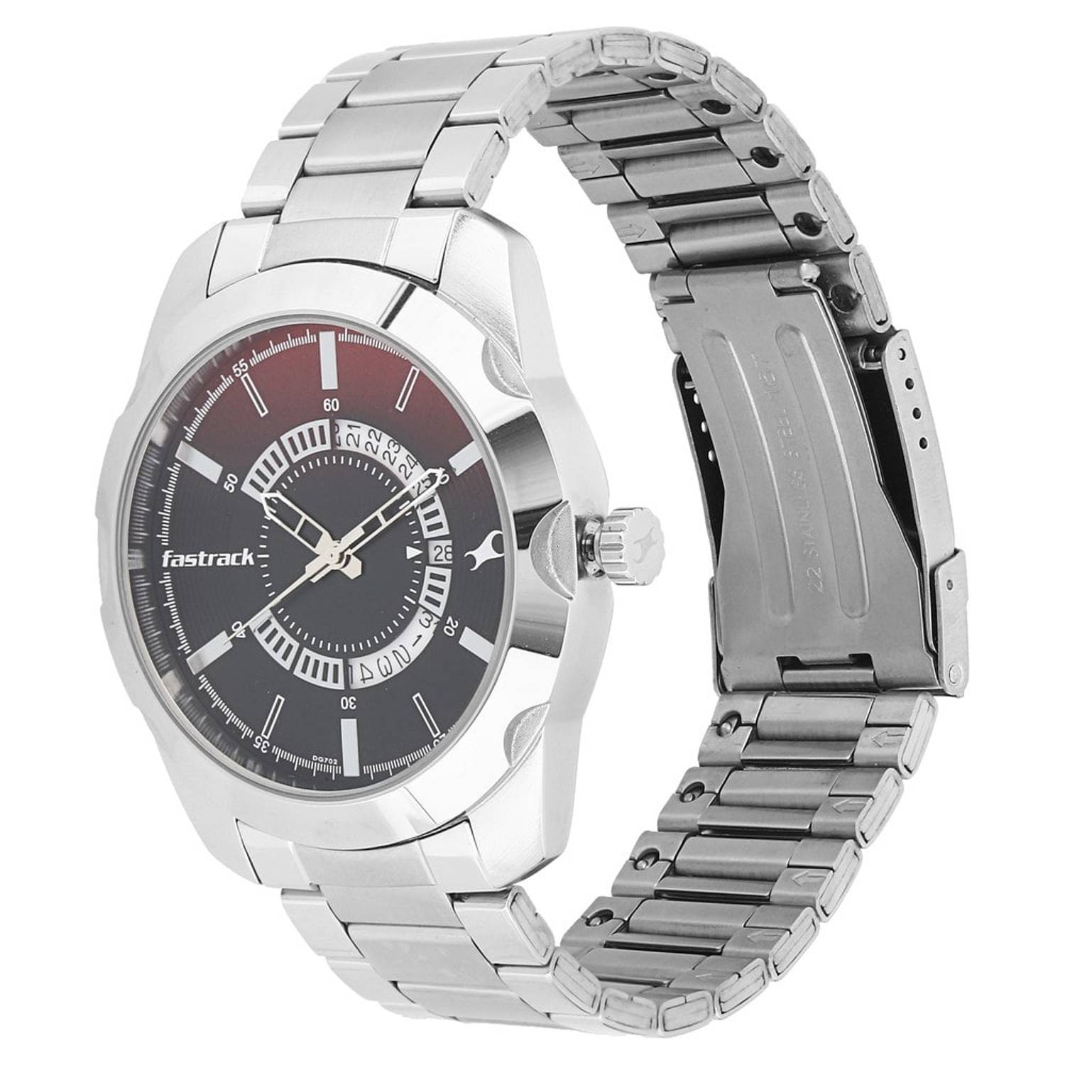 Fastrack 3123SM03 EDM Mens Red/Black Fastrack 3123SM03 EDM Mens Red/Black