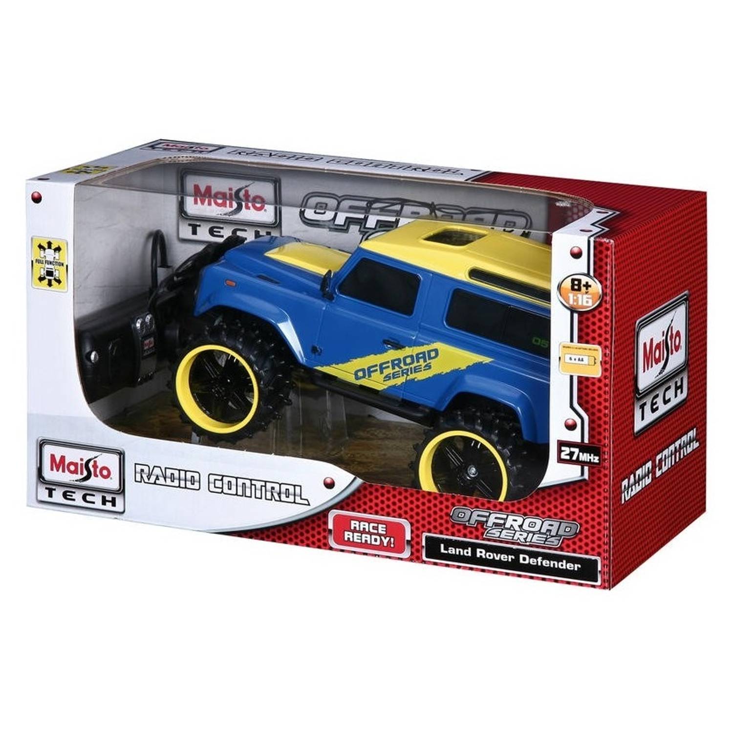 Maisto 81096BLU RC Land Rover Defender Blue 1:18 Maisto 81096BLU RC Land Rover Defender Blue 1:18