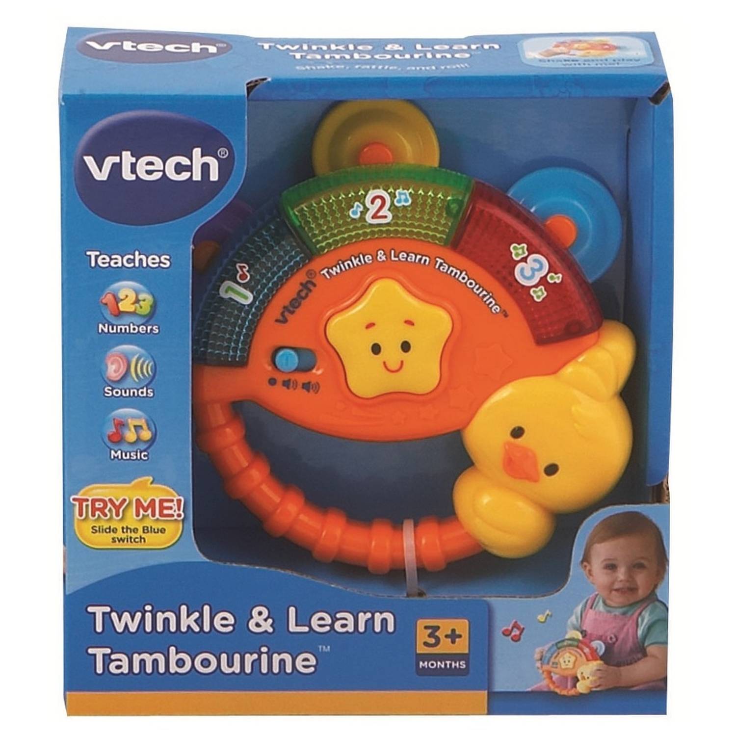 Vtech Twinkle & Learn Tambourine Toy Vtech Twinkle & Learn Tambourine Toy