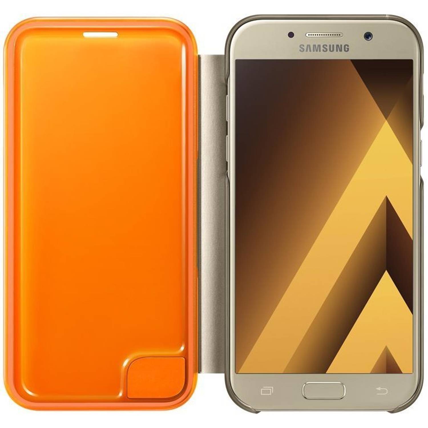 Samsung EF-FA720PFEGWW Neon Flip Cover Gold For A7 2017 Samsung EF-FA720PFEGWW Neon Flip Cover Gold For A7 2017