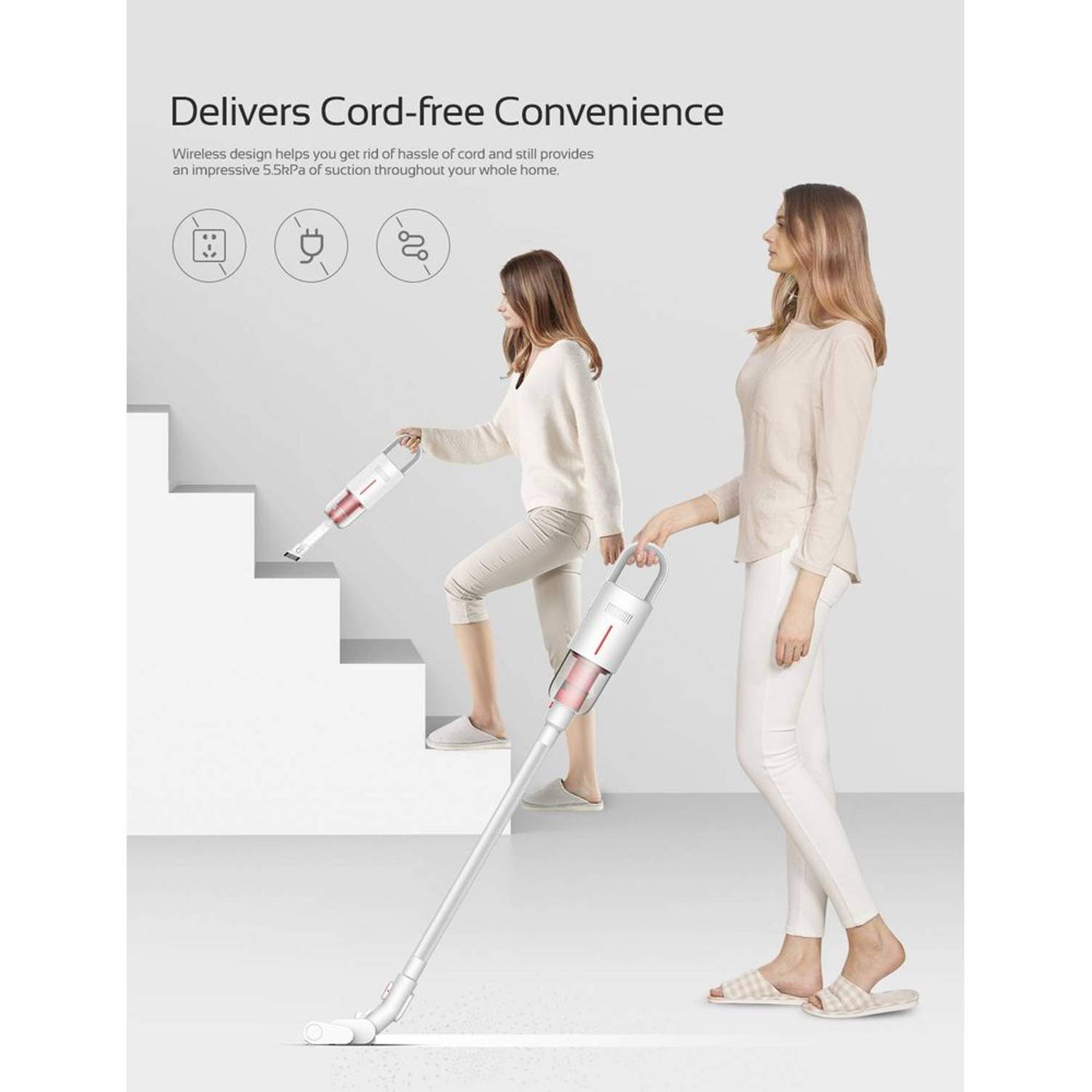 Deerma Handheld Vacuum Cleaner White VC20 Deerma Handheld Vacuum Cleaner White VC20