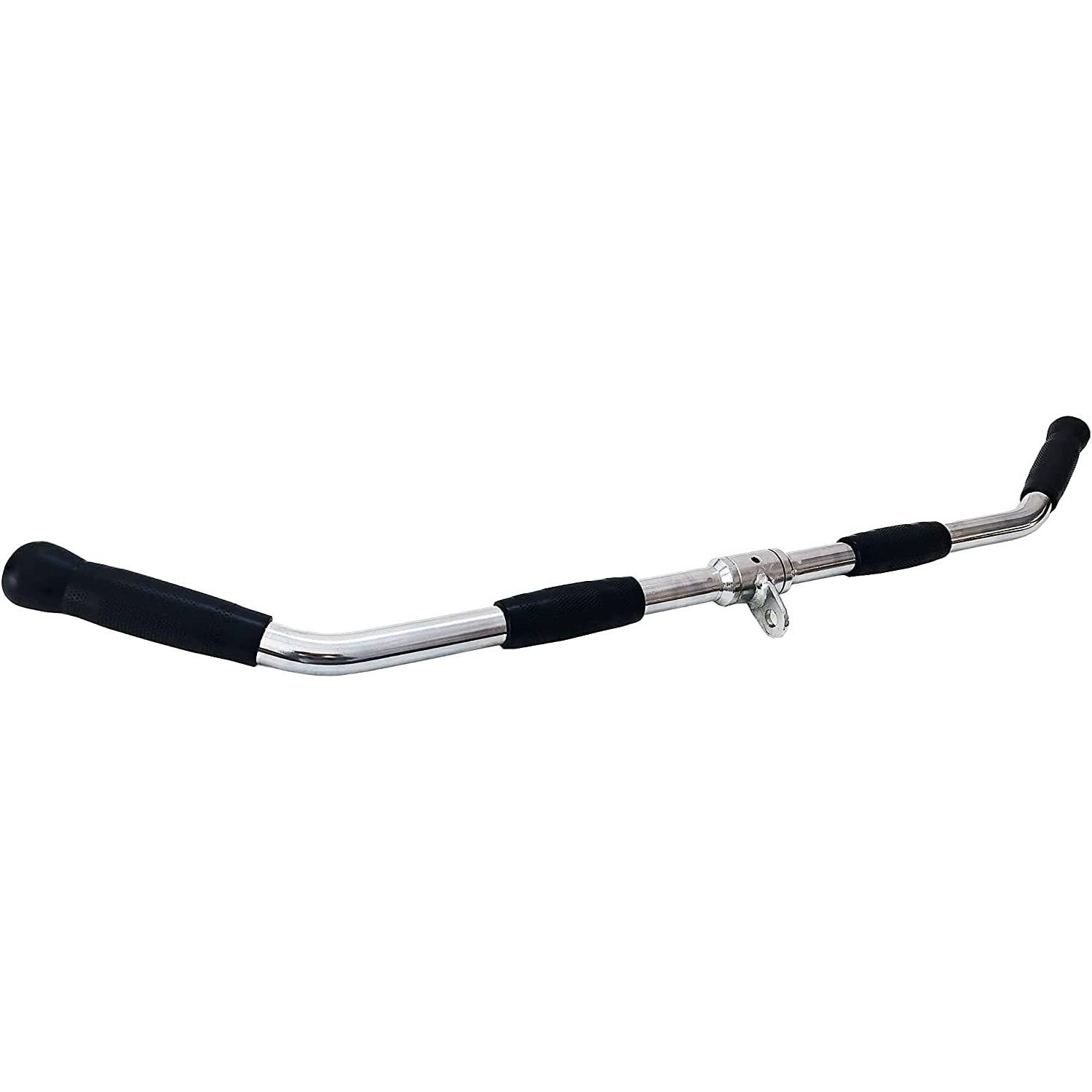 ULTIMAX LAT Pull down Bar, Solid Steel Tricep Press Down Bar with Rubber Handgrips & Revolving Hanger, Multi-Exerciser Cable Attachment Bar-36 inch ULTIMAX LAT Pull down Bar, Solid Steel Tricep Press Down Bar with Rubber Handgrips & Revolving Hanger, Multi-Exerciser Cable Attachment Bar-36 inch