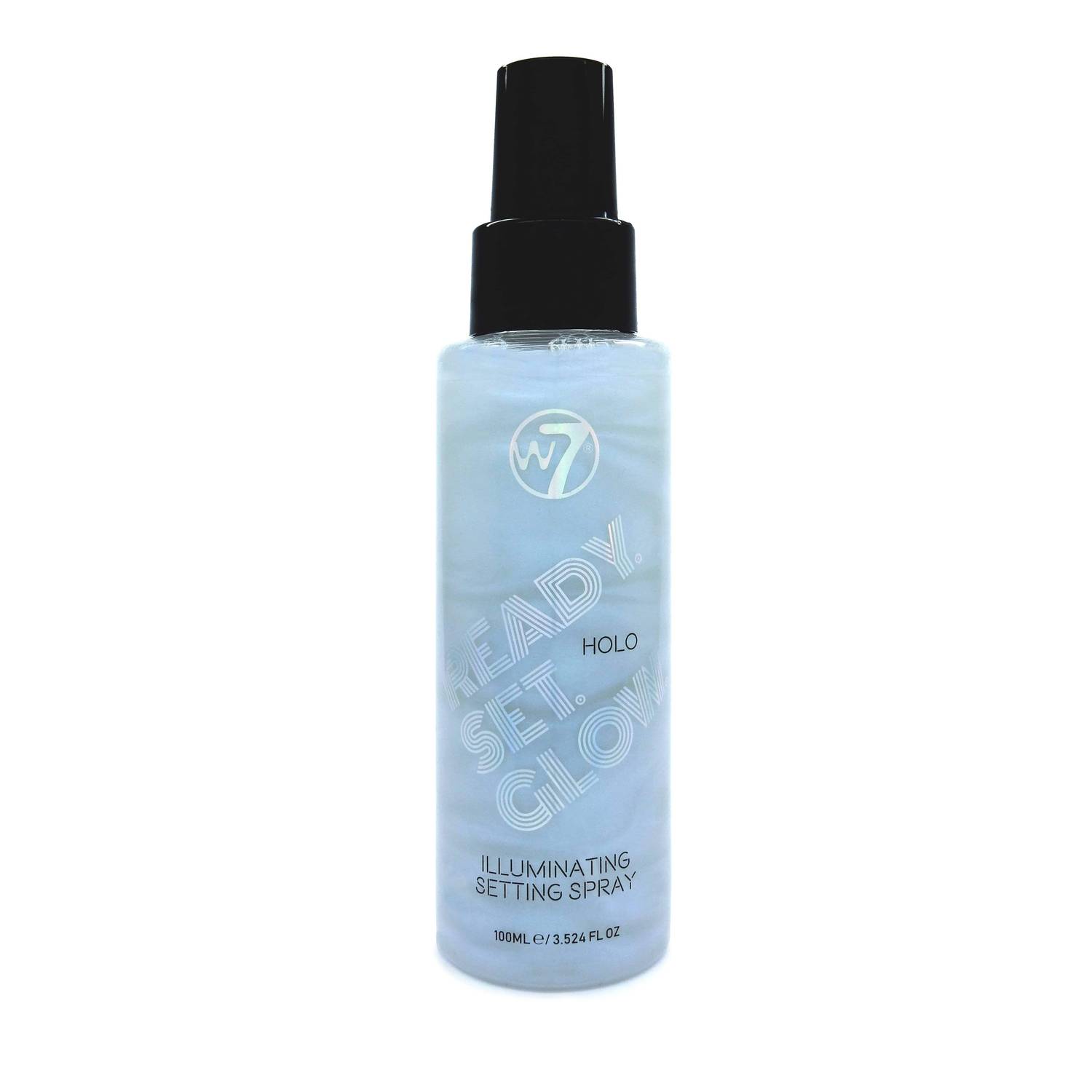 W7 Ready/Set/Glow Illuminating Setting Spray 100ml Holo W7 Ready/Set/Glow Illuminating Setting Spray 100ml Holo