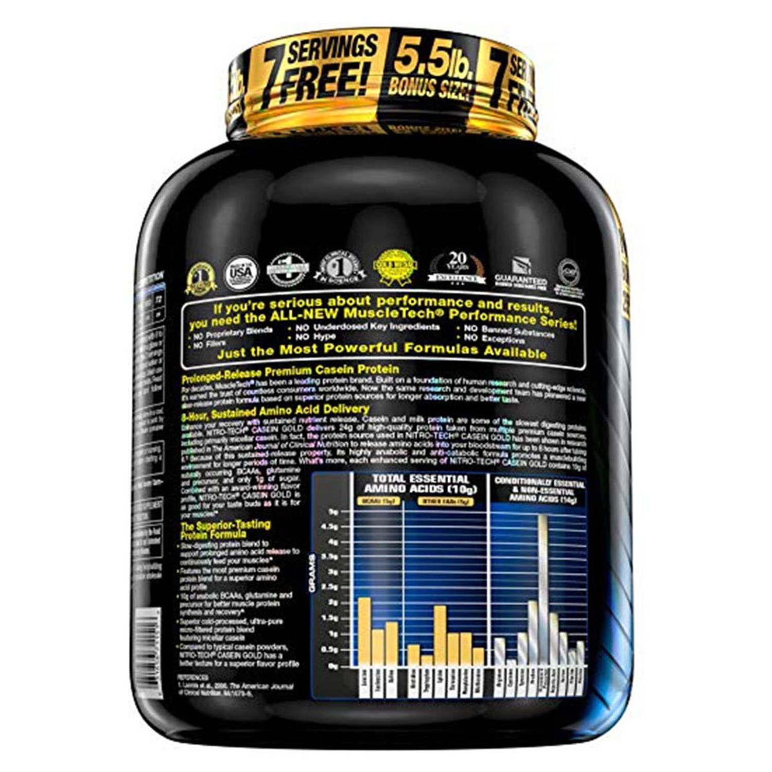 MuscleTech Nitro Tech Vanilla 5LB MuscleTech Nitro Tech Vanilla 5LB