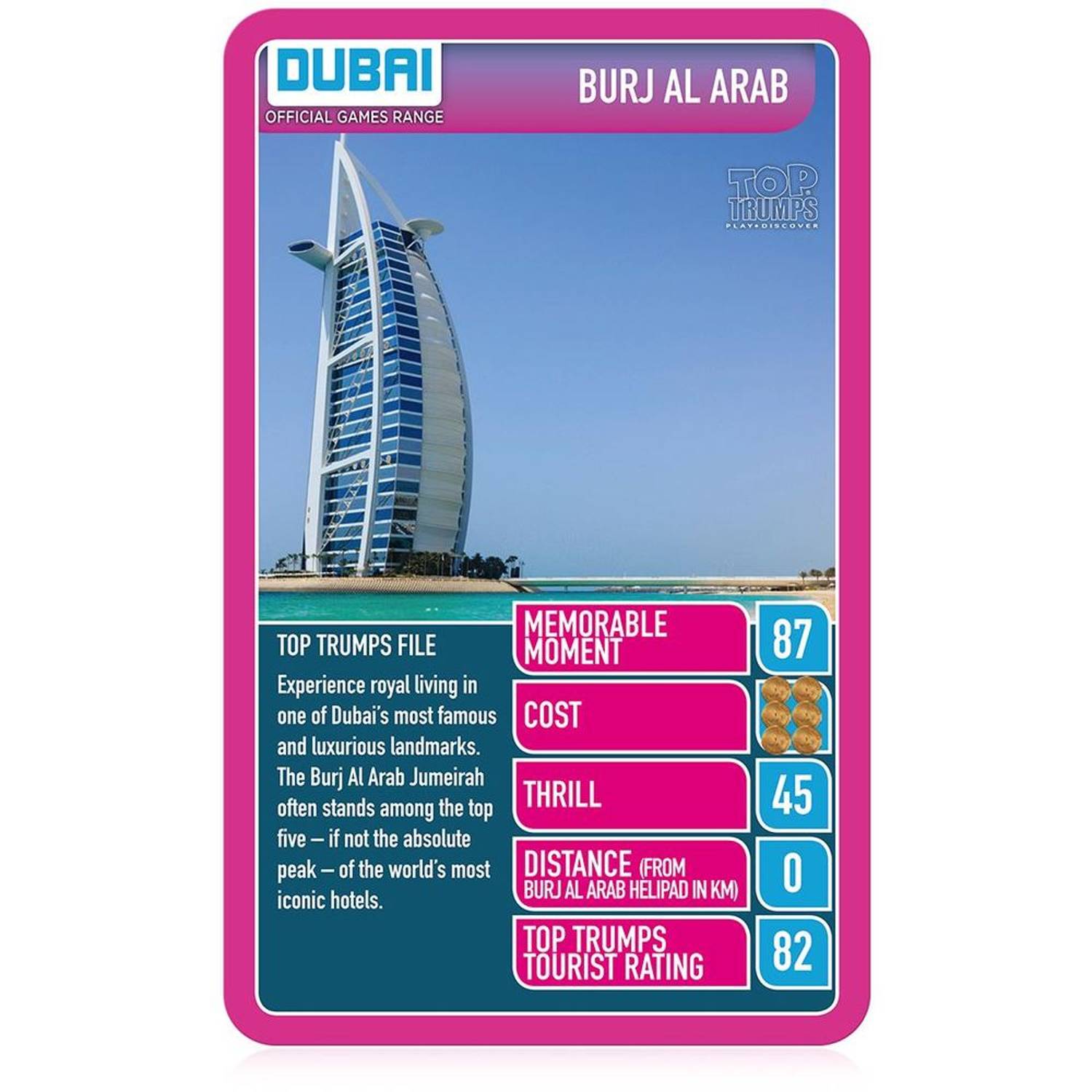 Winning Moves 5036905037341 Dubai 30 Cool Things to Do Top Trumps Card Game Winning Moves 5036905037341 Dubai 30 Cool Things to Do Top Trumps Card Game