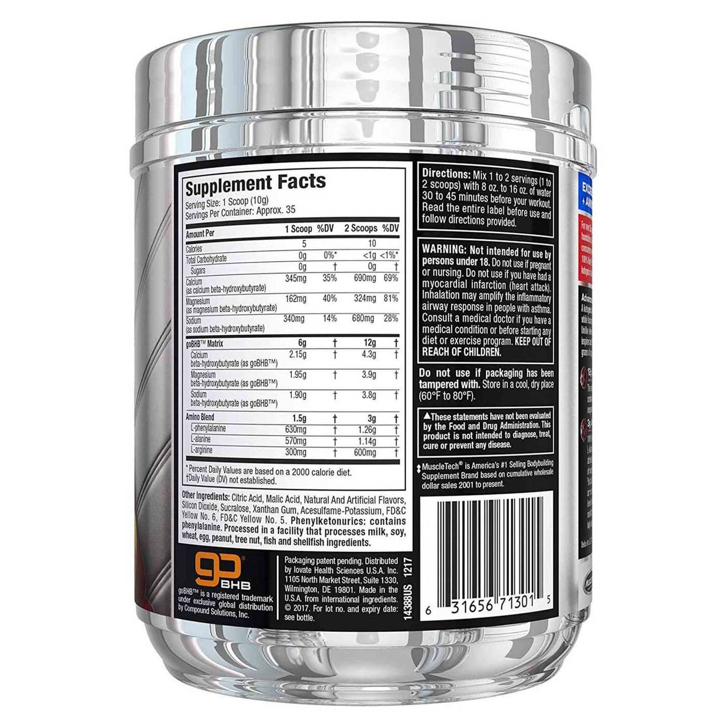 MuscleTech 100% Keto Plus Sour Peach Candy 35Servings 341G MuscleTech 100% Keto Plus Sour Peach Candy 35Servings 341G