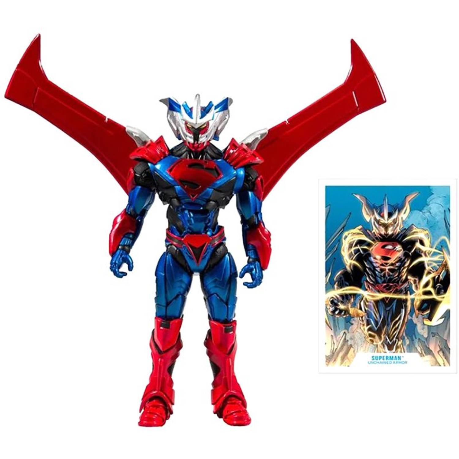 Mcfarlane DC Multiverse Superman Unchained Armor 7-Inch Action Figure Toy Mcfarlane DC Multiverse Superman Unchained Armor 7-Inch Action Figure Toy