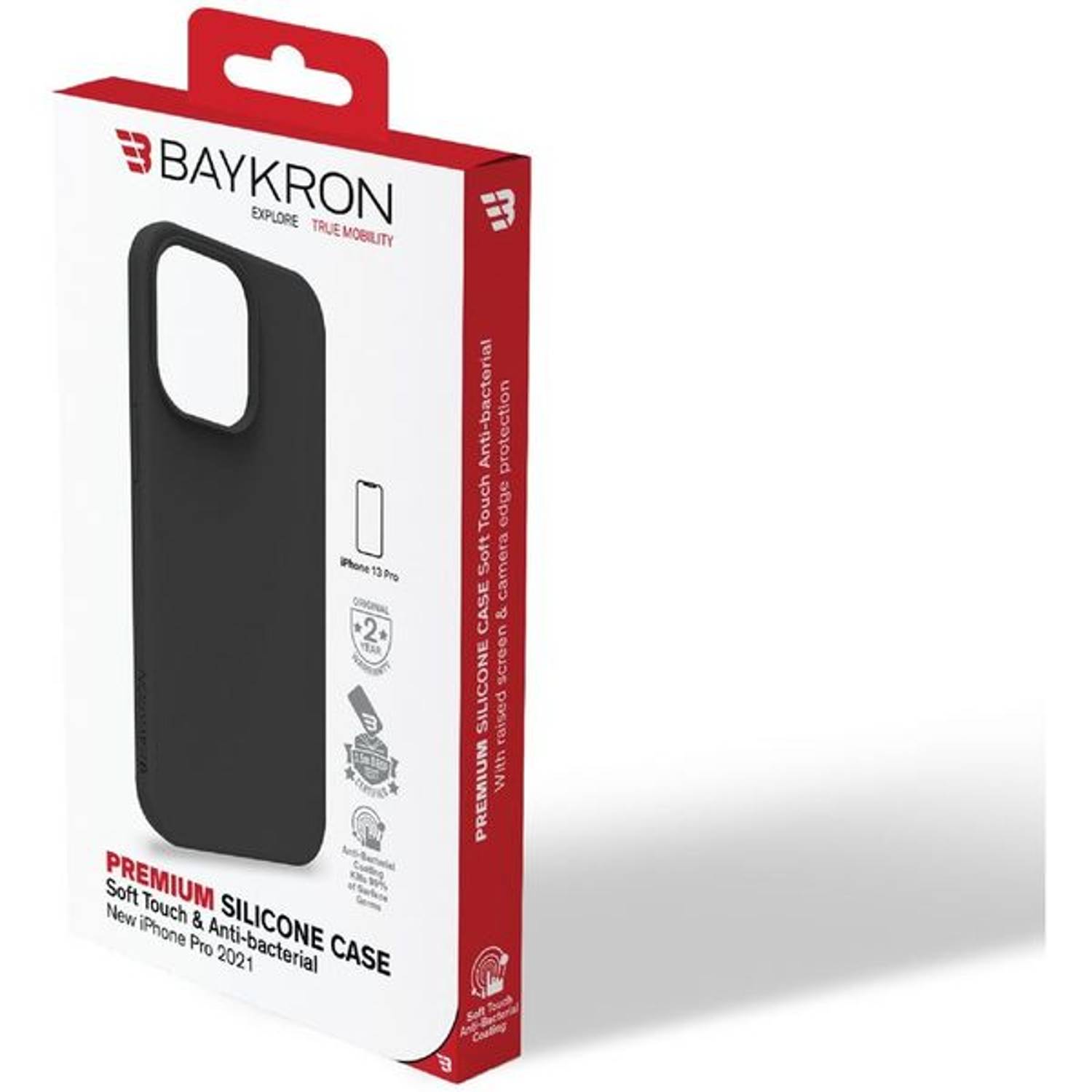 Baykron Silicone Case Black iPhone 13 Pro Max Baykron Silicone Case Black iPhone 13 Pro Max