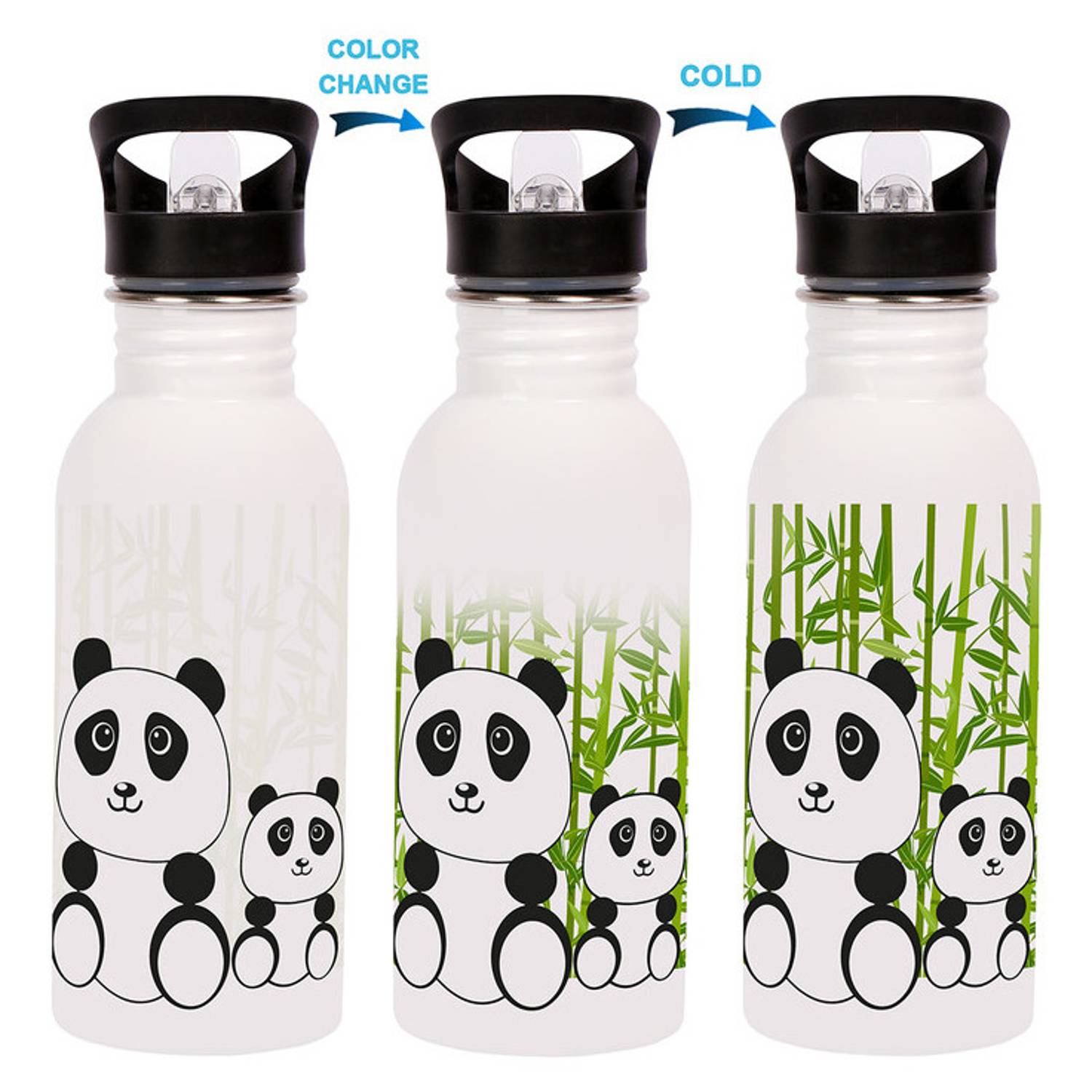 Knack Panda Color Changing Magic Bottle 600 ml 1pc Knack Panda Color Changing Magic Bottle 600 ml 1pc