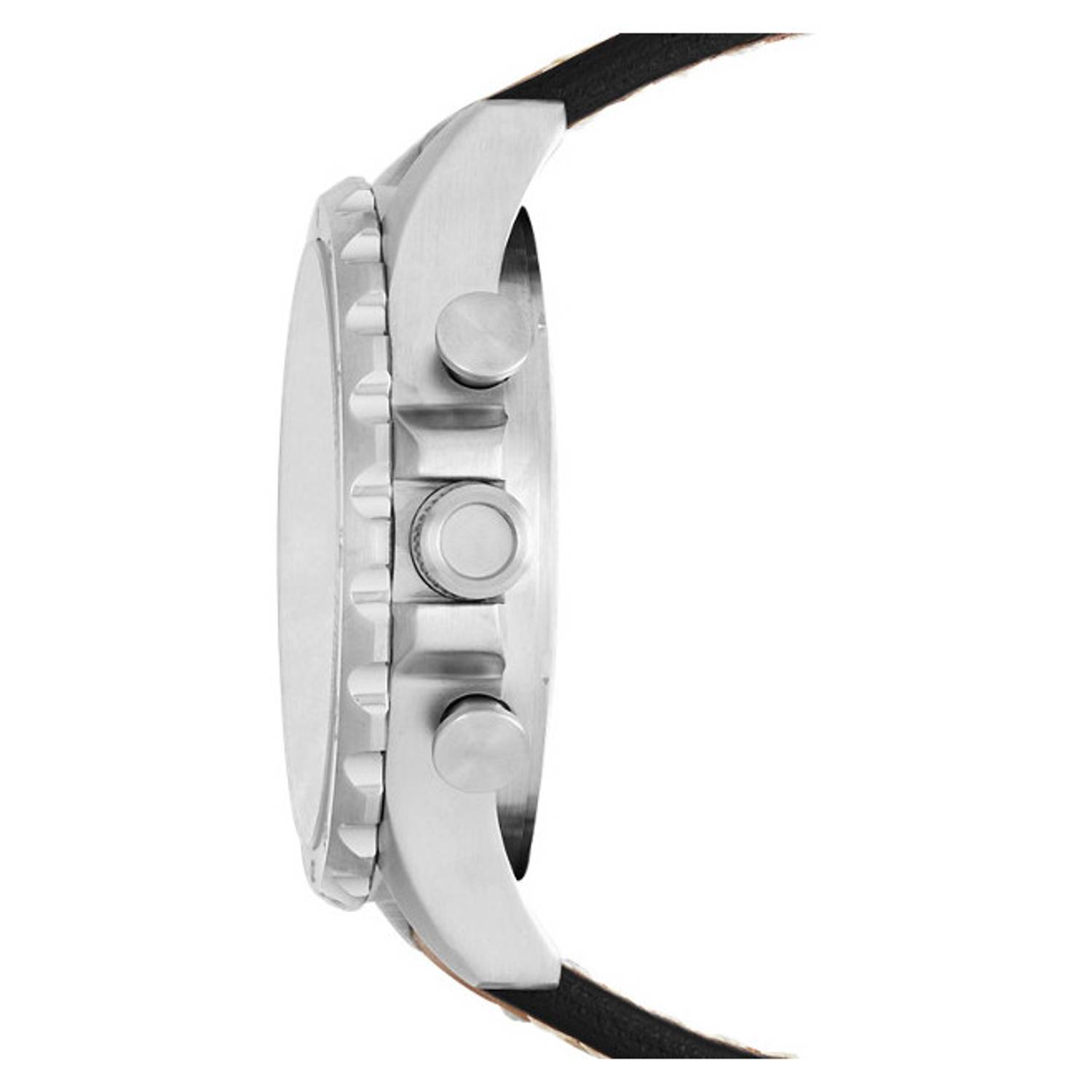 Fossil Nate Analog Digital Brown Leather Watch For Men Fossil Nate Analog Digital Brown Leather Watch For Men