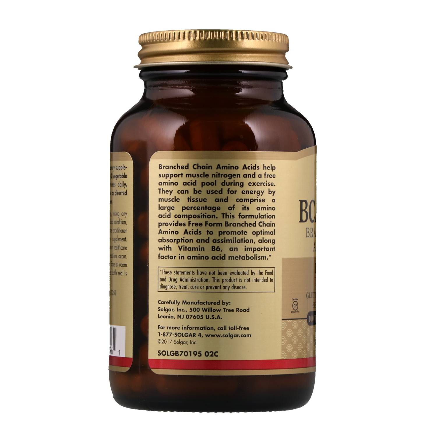 Solgar BCAA Plus Branched Chain Amino Acids Vegetab Capsules Solgar BCAA Plus Branched Chain Amino Acids Vegetab Capsules