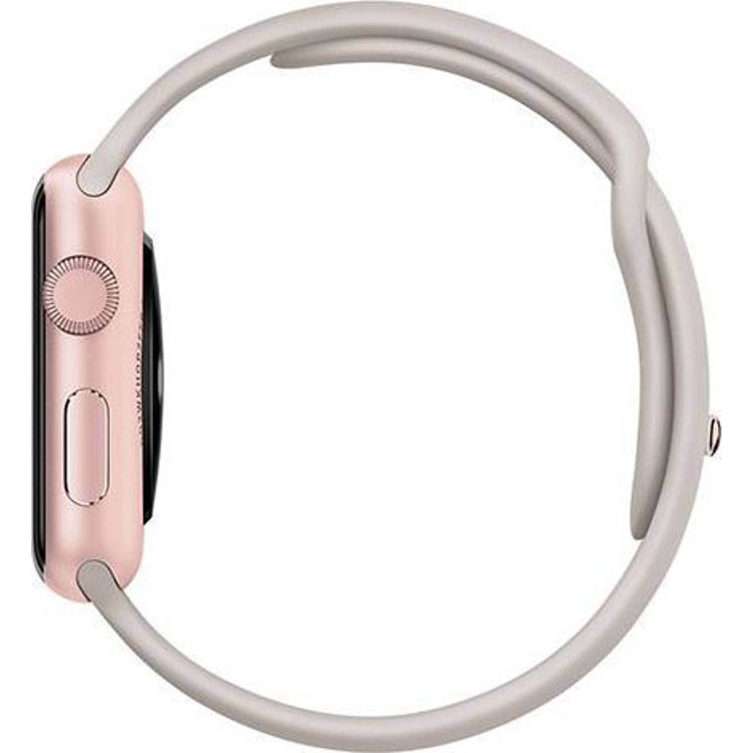 Apple Watch Sport - 42mm Rose Gold Aluminium Case with Stone Sport Band Apple Watch Sport - 42mm Rose Gold Aluminium Case with Stone Sport Band