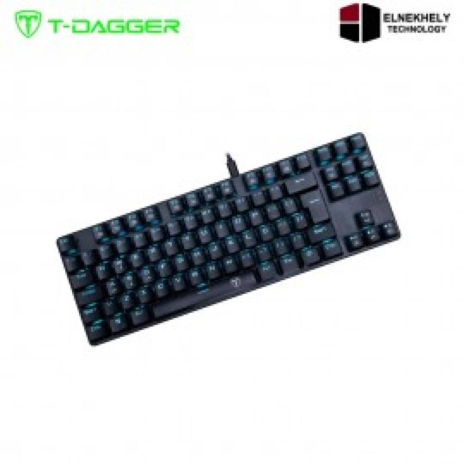 T-Dagger Mechanical Gaming Keyboard 25.8cm Black T-Dagger Mechanical Gaming Keyboard 25.8cm Black