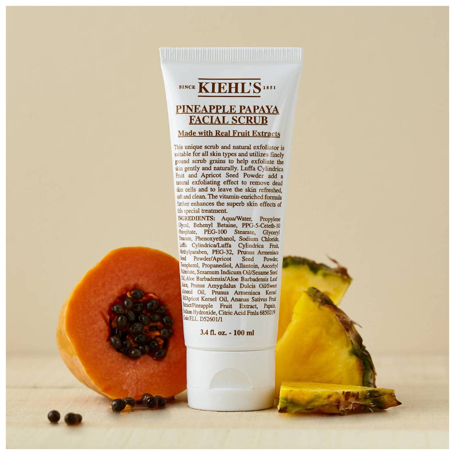 Kiehl's Pineapple Papaya Facial Scrub Kiehl's Pineapple Papaya Facial Scrub