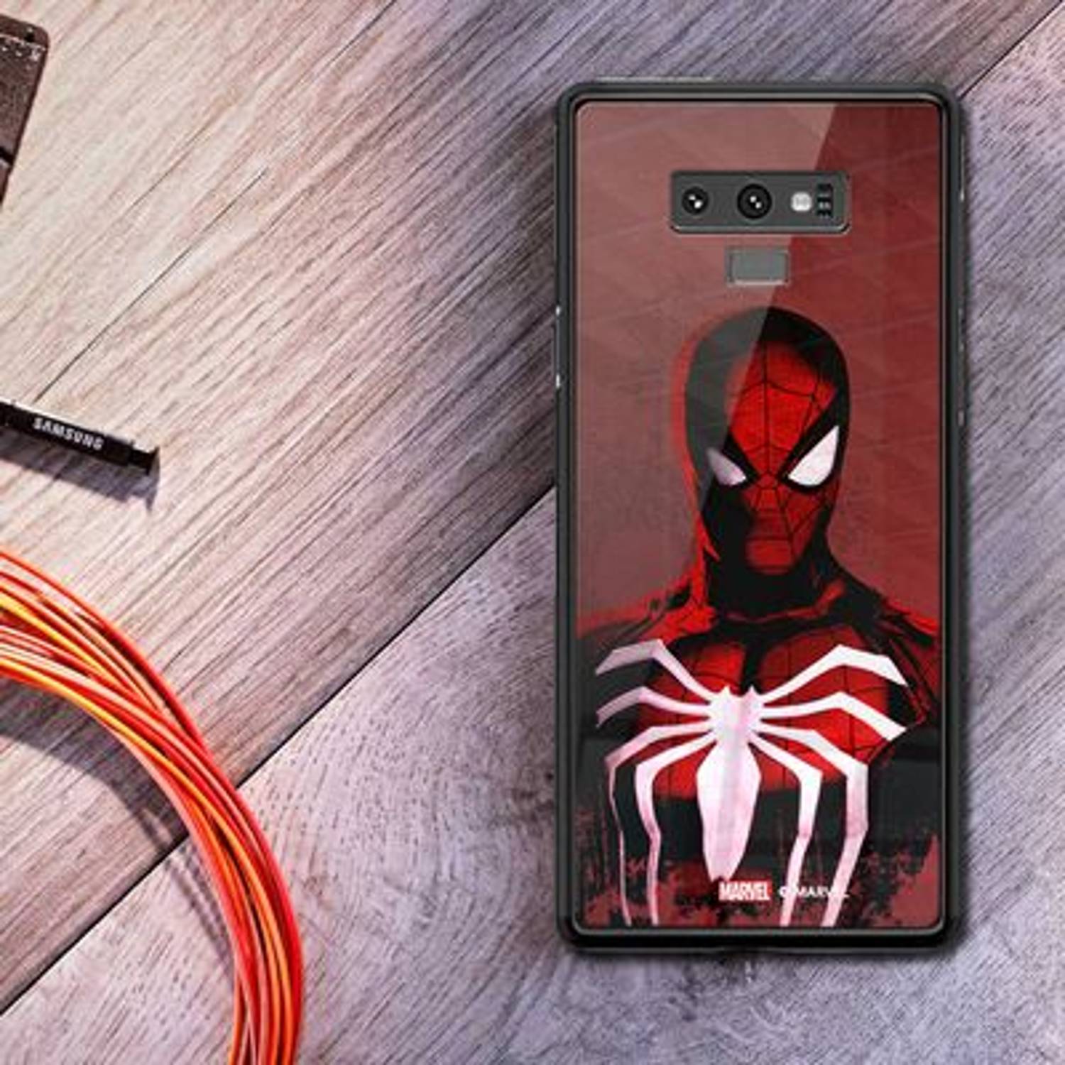 Marvel Spiderman Potrait Samsung Note 9 Cover Marvel Spiderman Potrait Samsung Note 9 Cover