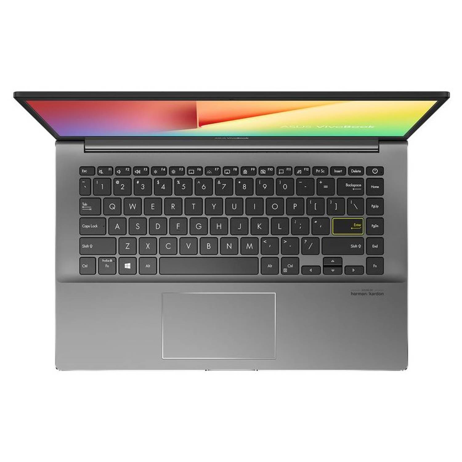 Asus VivoBook S14 S433FL-EB078T Laptop - Core i7 1.8GHz 8GB 512GB 2GB Win10 14inch FHD Indie Black English/Arabic Keyboard Asus VivoBook S14 S433FL-EB078T Laptop - Core i7 1.8GHz 8GB 512GB 2GB Win10 14inch FHD Indie Black English/Arabic Keyboard