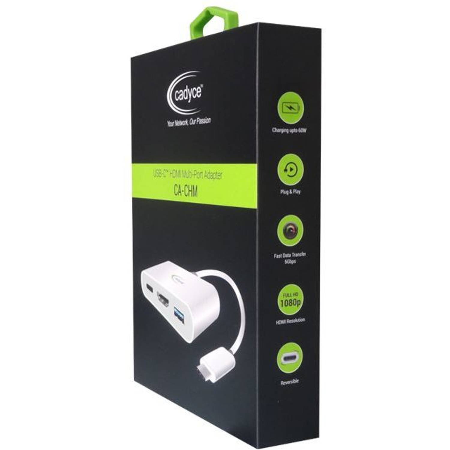 Cadyce CA-CHM USB C HDMI Multi Port Adapter Cadyce CA-CHM USB C HDMI Multi Port Adapter