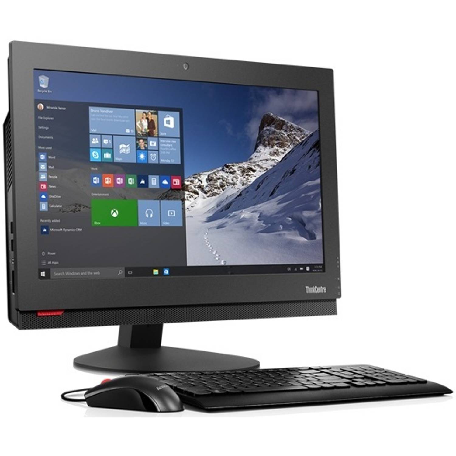 Lenovo ThinkCentre M700z All-in-One Desktop - Core i5 2.2GHz 4GB 500GB Shared Win10 20inch HD Black Lenovo ThinkCentre M700z All-in-One Desktop - Core i5 2.2GHz 4GB 500GB Shared Win10 20inch HD Black