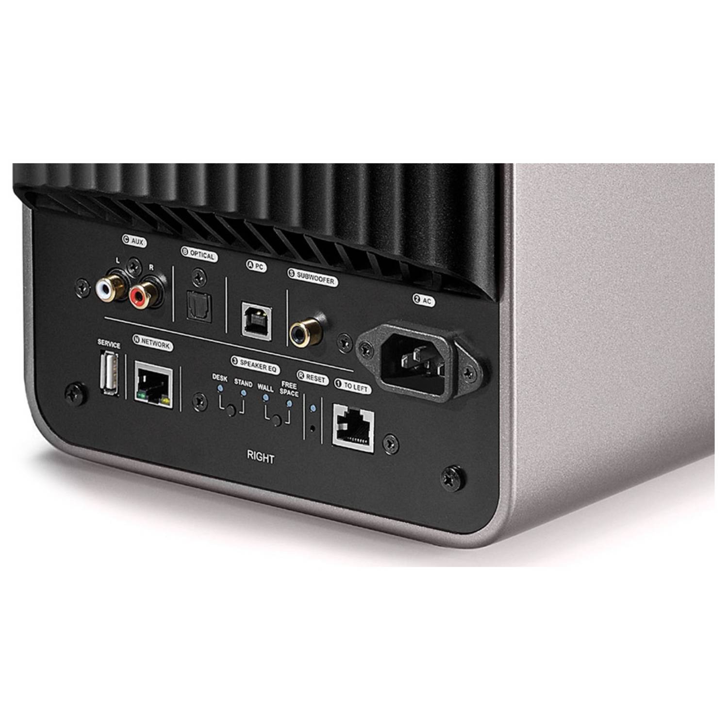 KEF LS50 Wireless Bookshelf Speaker - Titanium (Pair) KEF LS50 Wireless Bookshelf Speaker - Titanium (Pair)