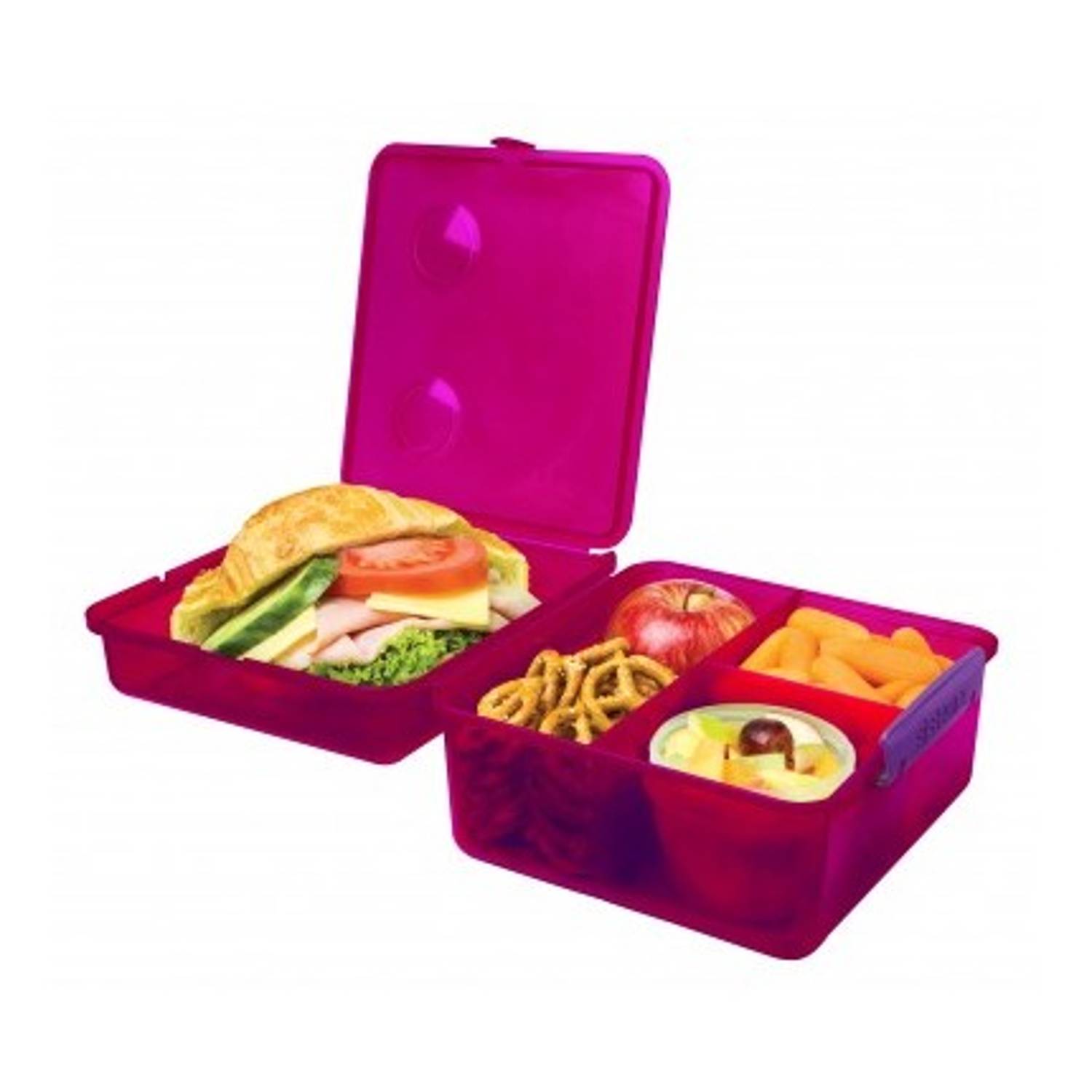 Sistema Lunch Cube Max with Yogurt Pot Lunch Box 2L Sistema Lunch Cube Max with Yogurt Pot Lunch Box 2L