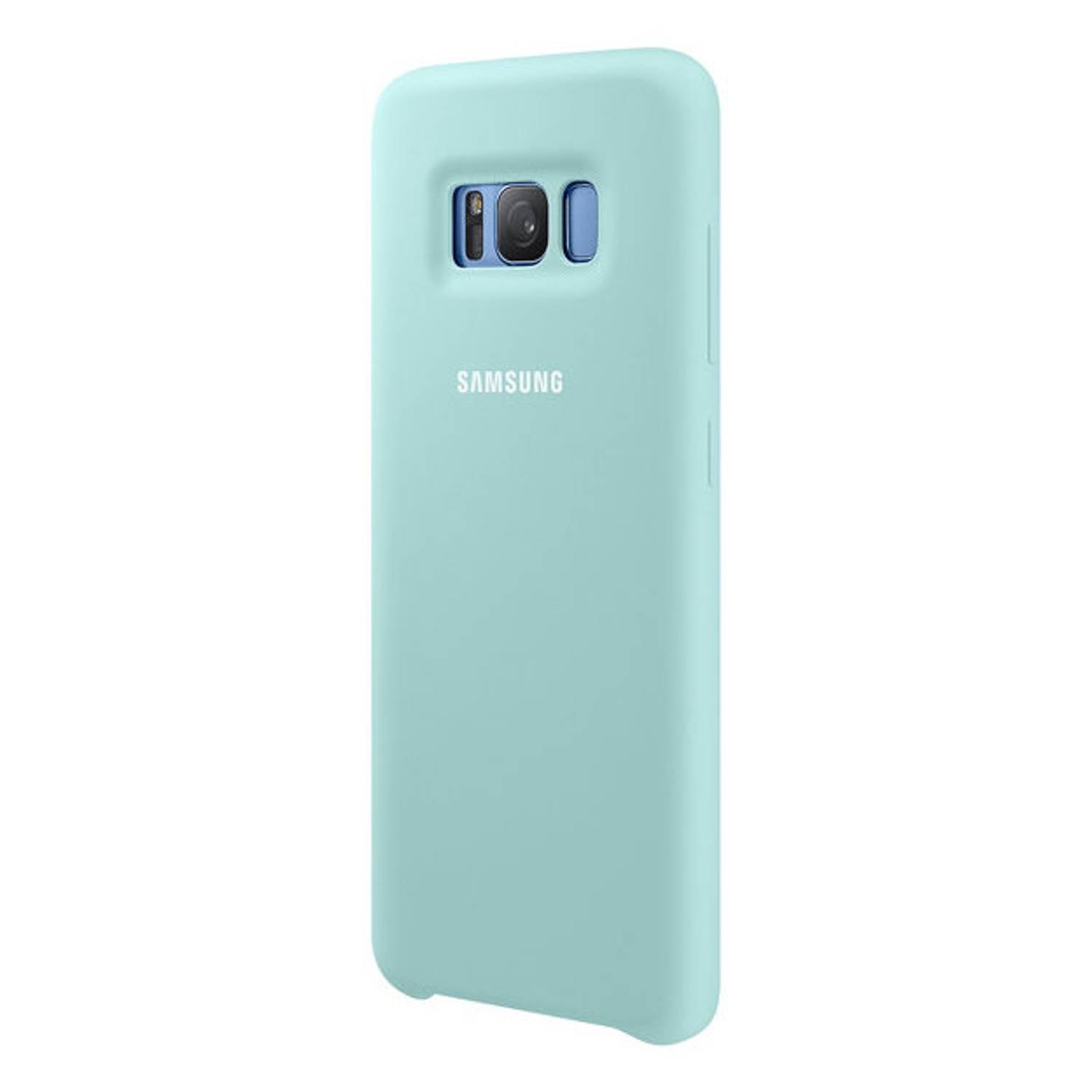 Samsung Silicon Back Case Blue For Galaxy S8 Samsung Silicon Back Case Blue For Galaxy S8