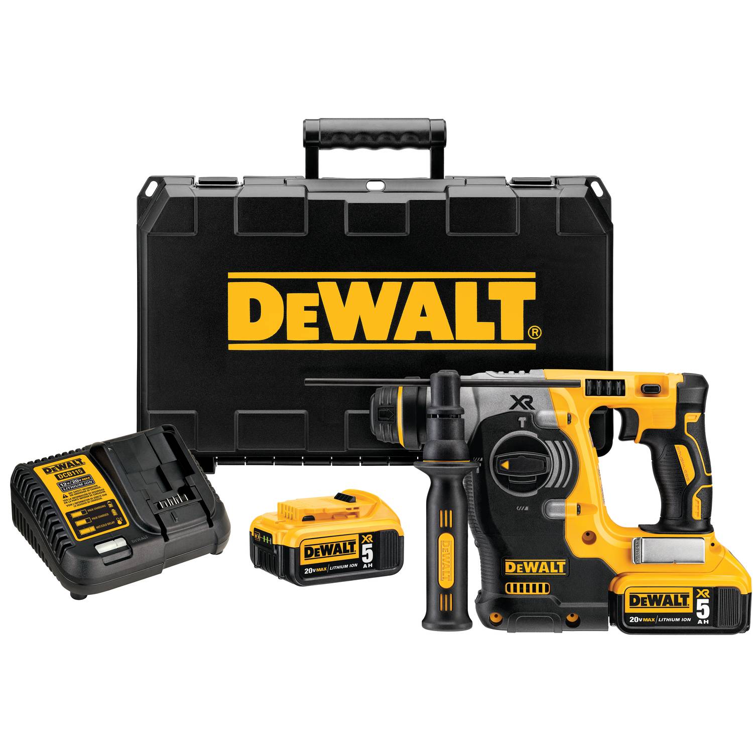 DeWALT 18V Li-Ion Brushless SDS Plus Compact Hammer DCH273P2-GB DeWALT 18V Li-Ion Brushless SDS Plus Compact Hammer DCH273P2-GB