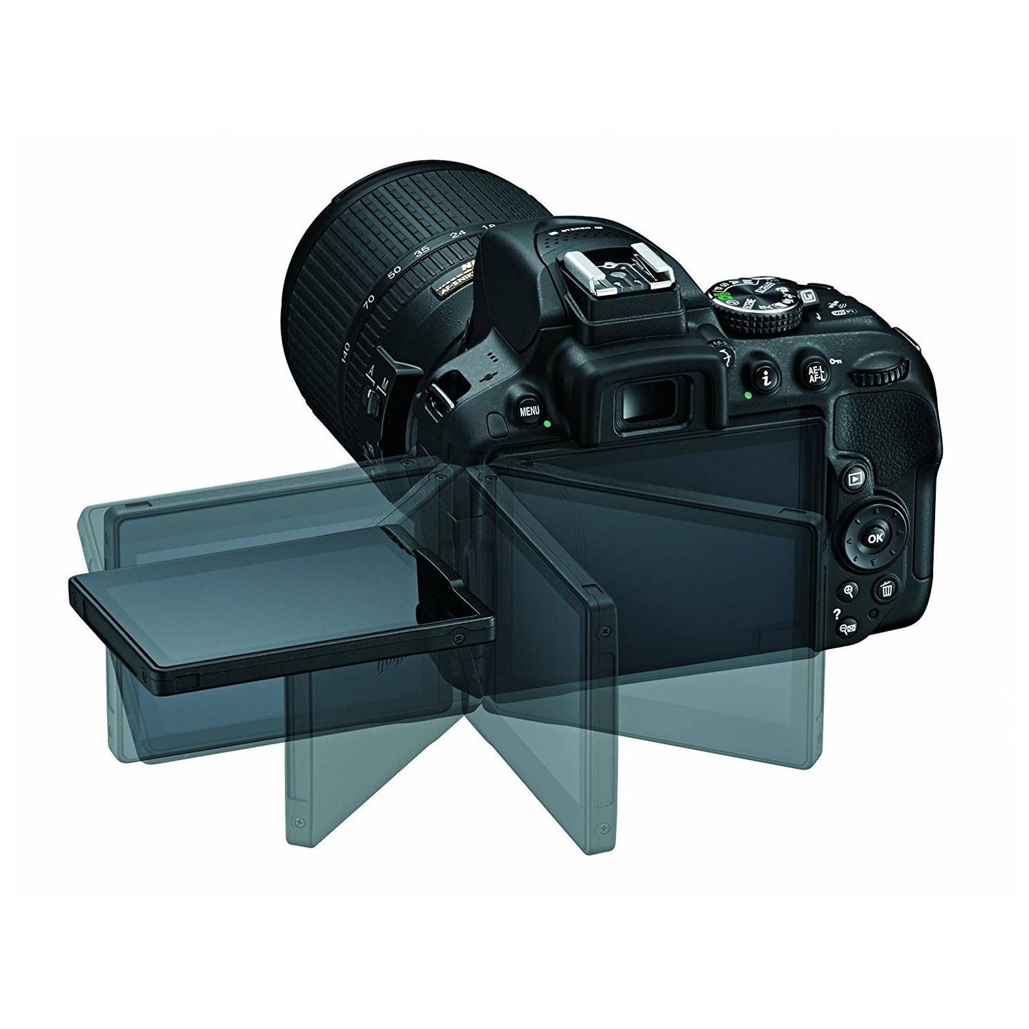 Nikon D5300 Digital SLR Camera Black + 18-55mm VR Lens Kit + 70-300mm VR Lens Nikon D5300 Digital SLR Camera Black + 18-55mm VR Lens Kit + 70-300mm VR Lens