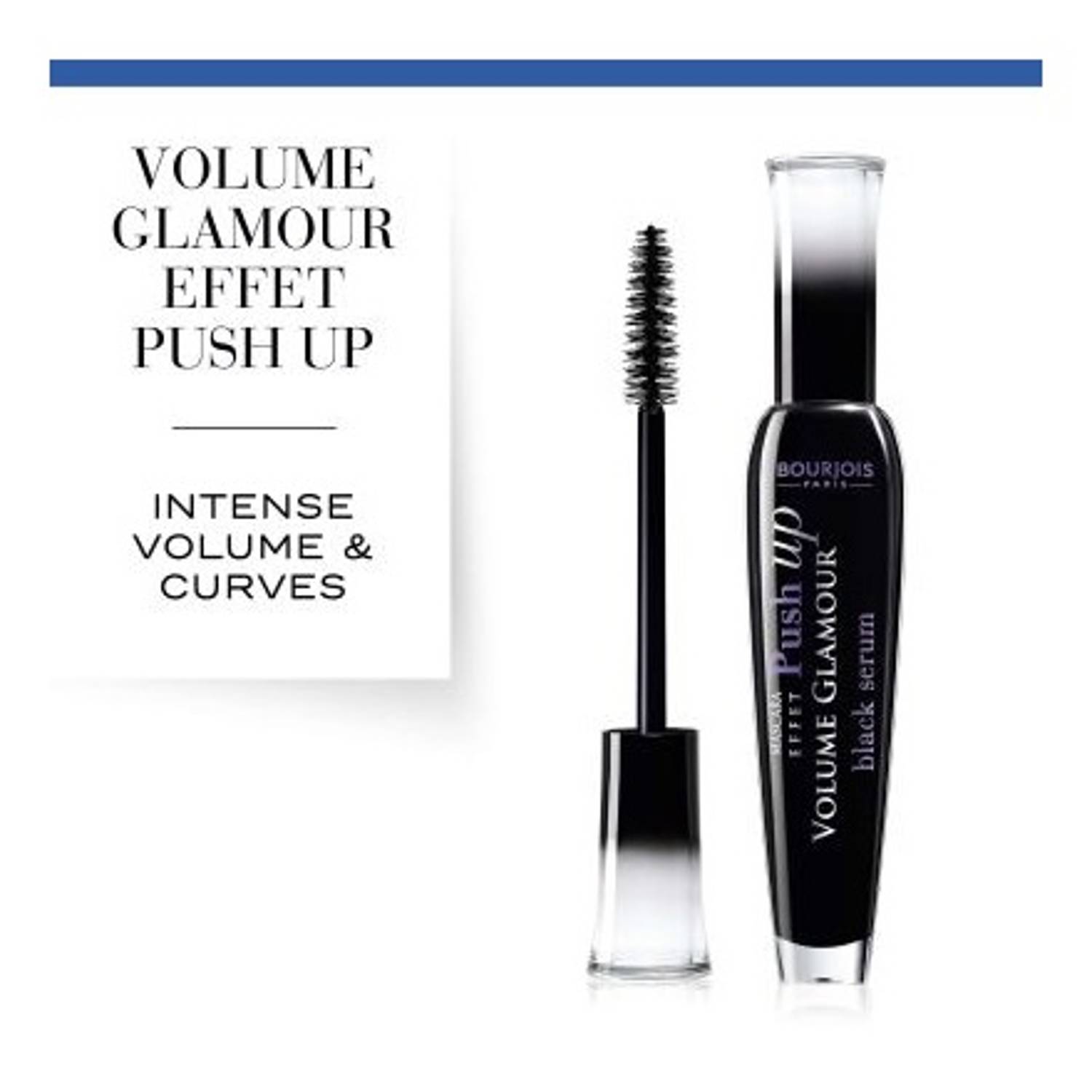 Bourjois Volume Glamour Push Up Mascara Black Serum Bourjois Volume Glamour Push Up Mascara Black Serum