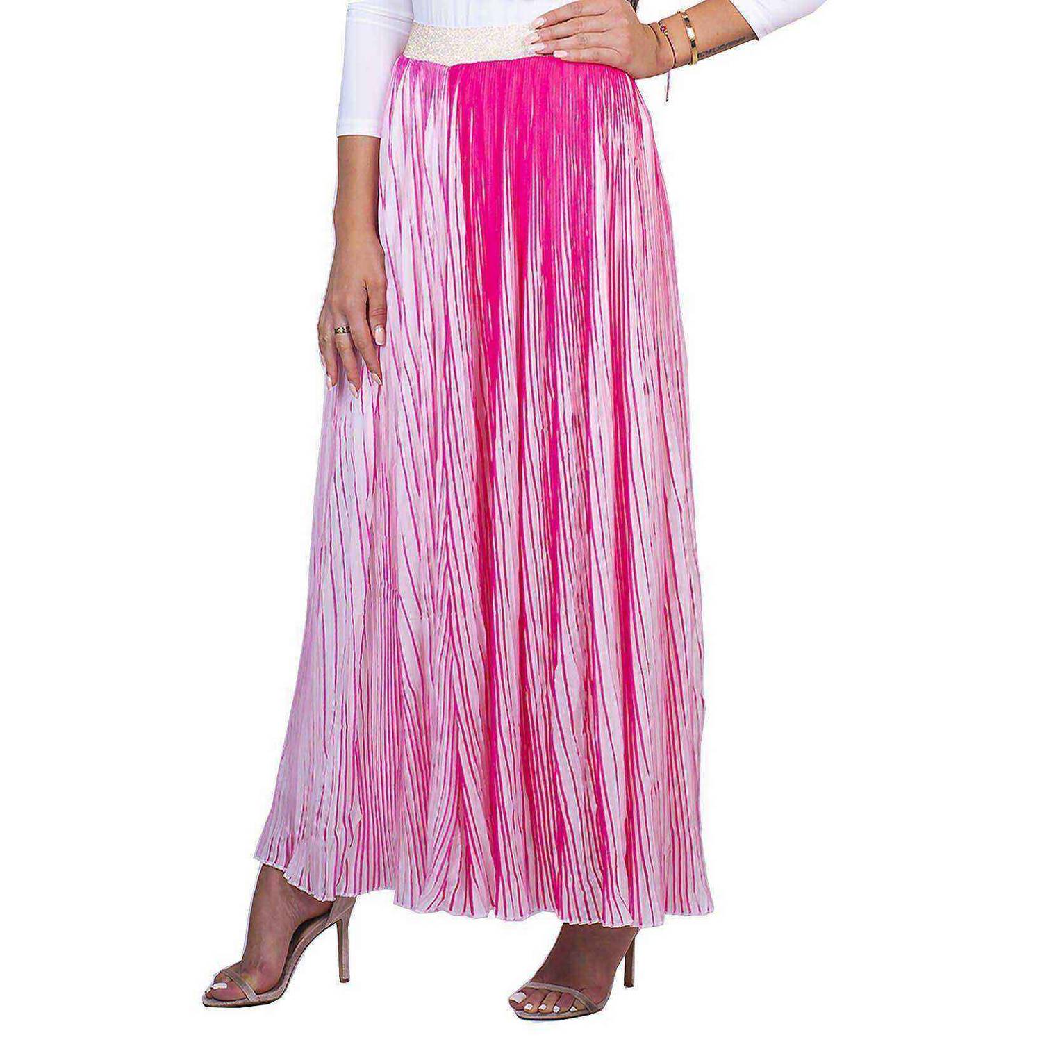 Miella Pink Bella Neon Stripe Skirt Size L/XL Miella Pink Bella Neon Stripe Skirt Size L/XL
