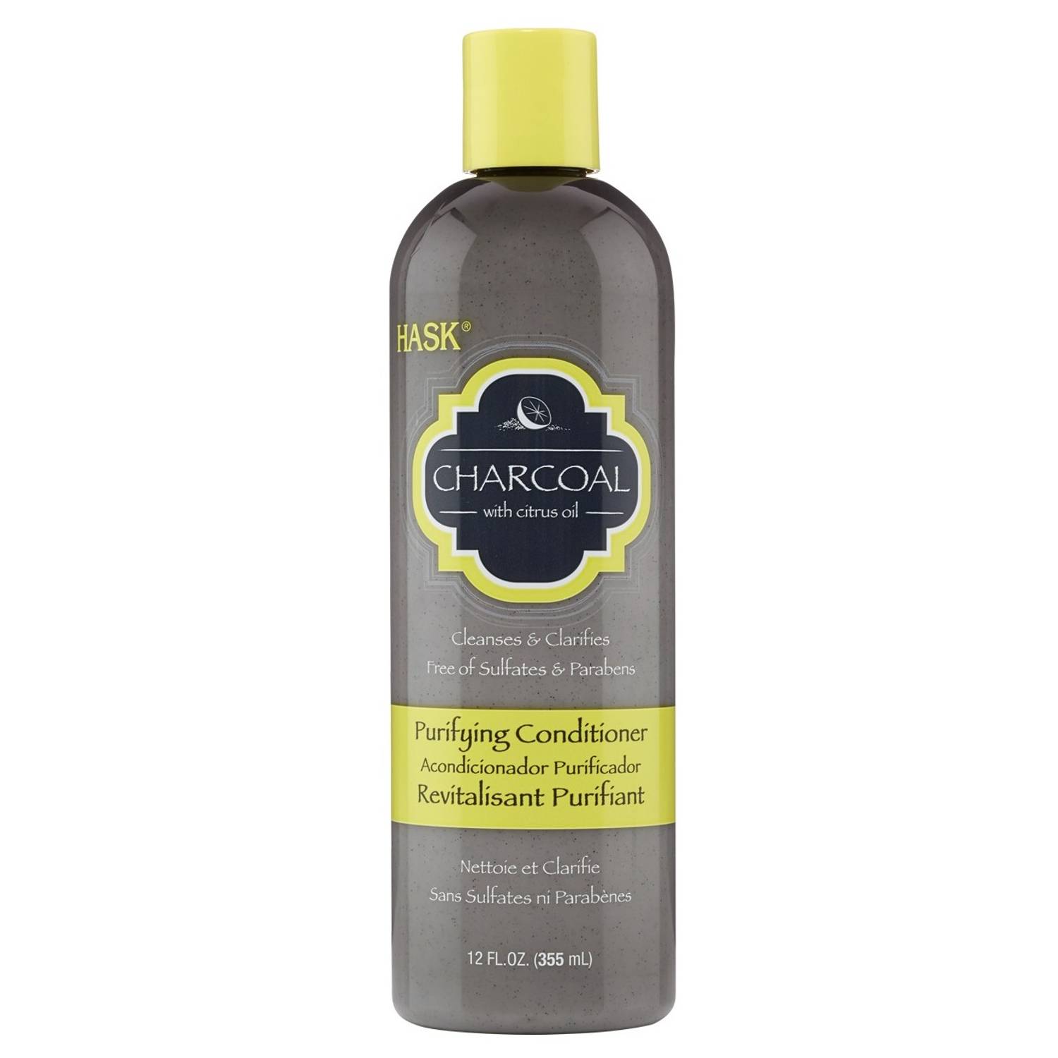 Hask HAS0043234 Charcoal With Citrus Oil Purifying Conditioner 355ml Hask HAS0043234 Charcoal With Citrus Oil Purifying Conditioner 355ml