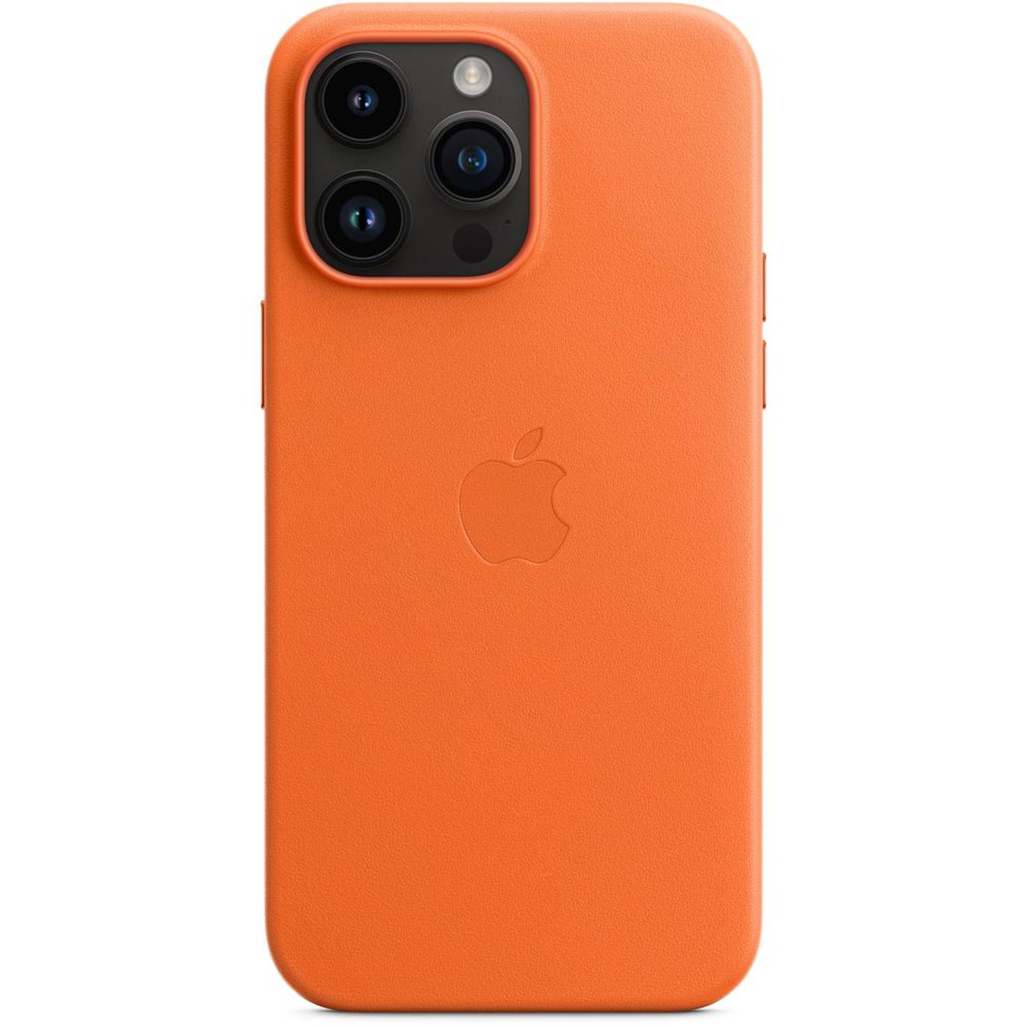 Apple iPhone 14 Pro Max Leather Case Orange with MagSafe Apple iPhone 14 Pro Max Leather Case Orange with MagSafe