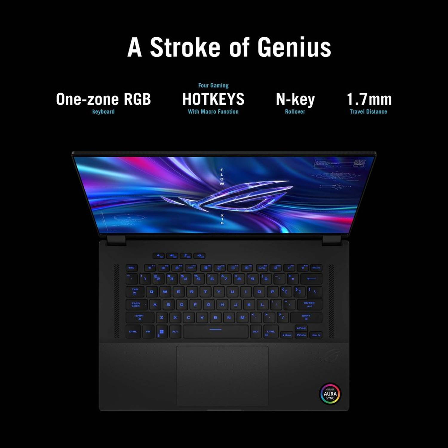 Asus ROG Flow X16 GV601RM-M6095W Gaming Laptop - Ryzen 7 3.2GHz 16GB 1TB 6GB Win11 16inch QHD+ Grey NVIDIA GeForce RTX 3060 English/Arabic Keyboard Asus ROG Flow X16 GV601RM-M6095W Gaming Laptop - Ryzen 7 3.2GHz 16GB 1TB 6GB Win11 16inch QHD+ Grey NVIDIA GeForce RTX 3060 English/Arabic Keyboard