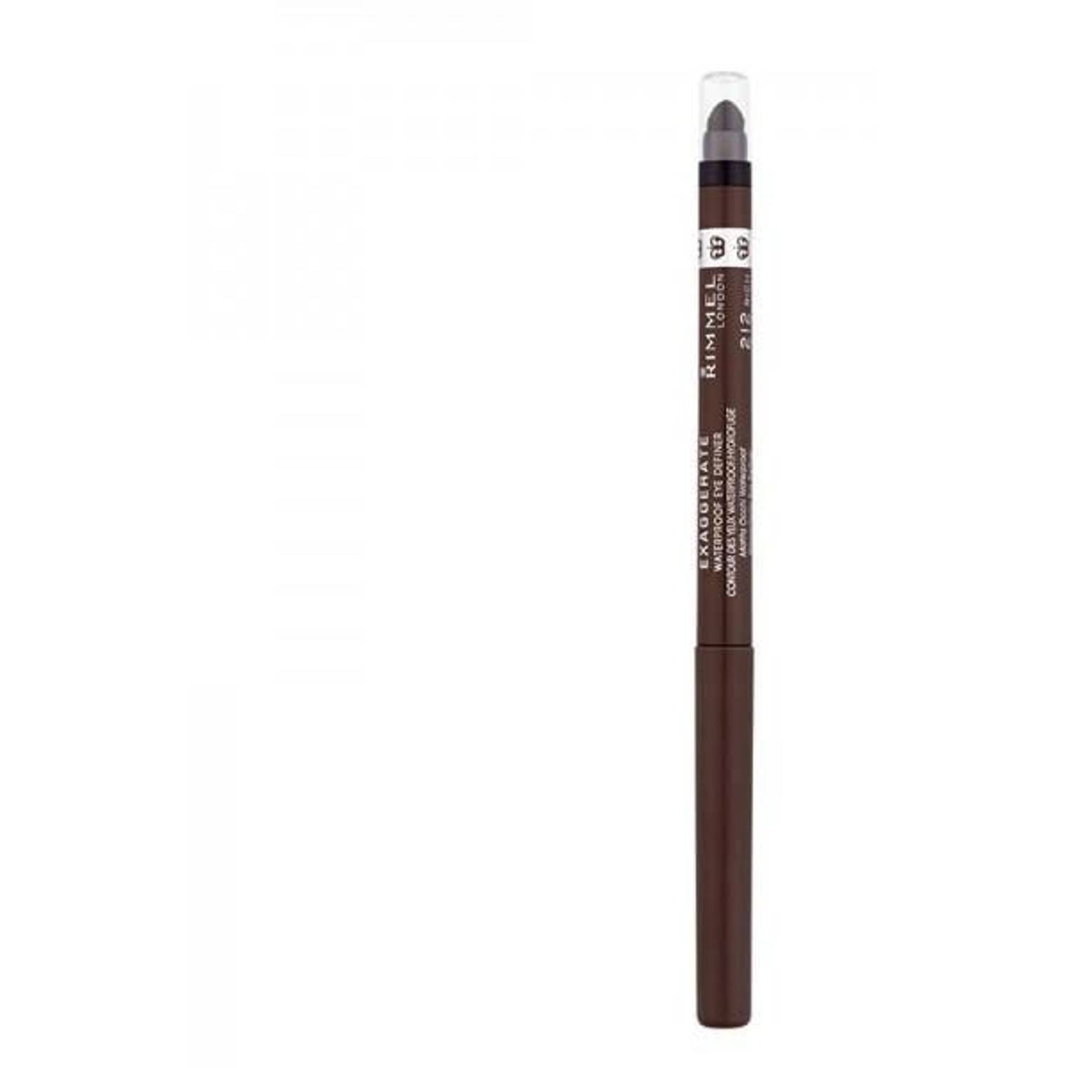 Rimmel London 61212 Exaggerate Waterproof Eye Definer 212 Rich Brown A Medium Brown Shade Rimmel London 61212 Exaggerate Waterproof Eye Definer 212 Rich Brown A Medium Brown Shade
