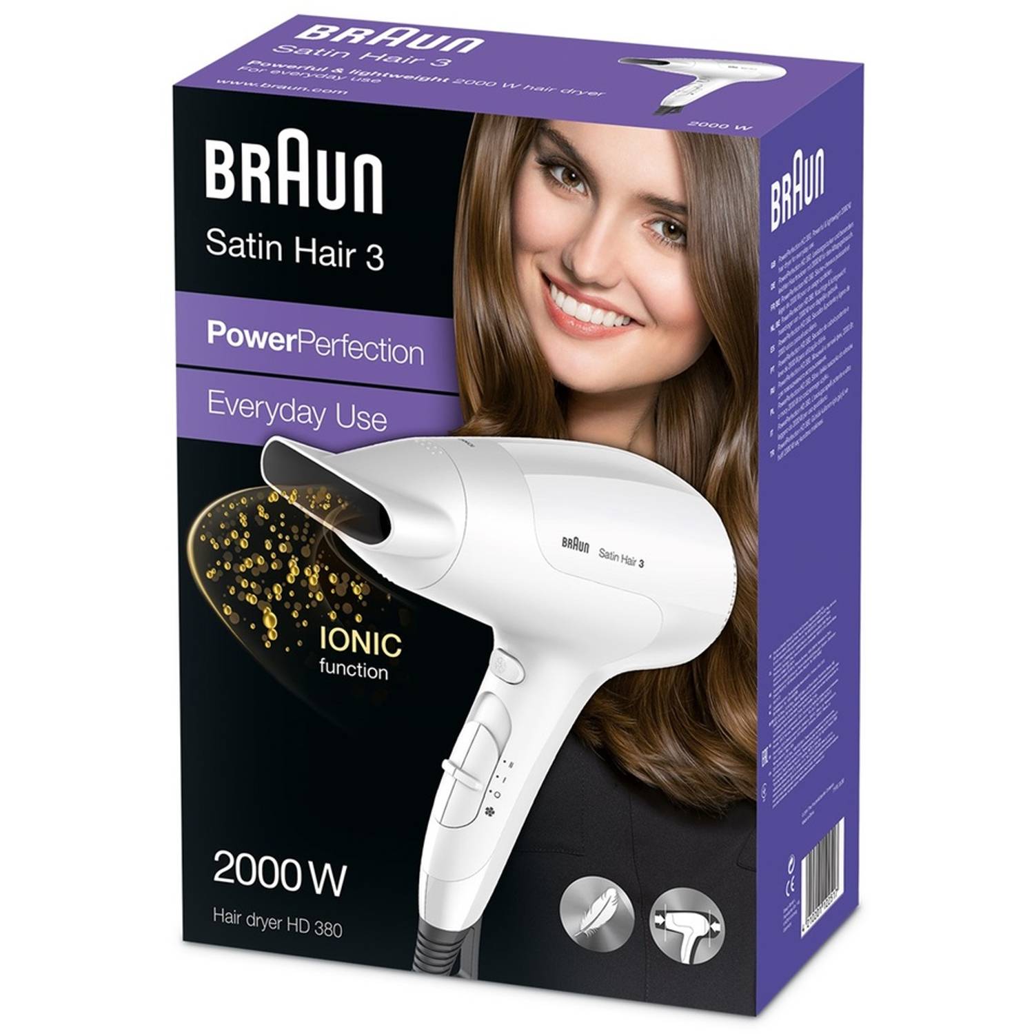 Braun Hair Dryer HD380 Braun Hair Dryer HD380