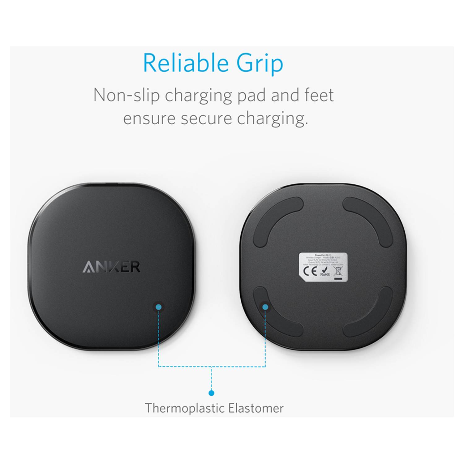 Anker Powerport Wireless Charging Pad Black Anker Powerport Wireless Charging Pad Black