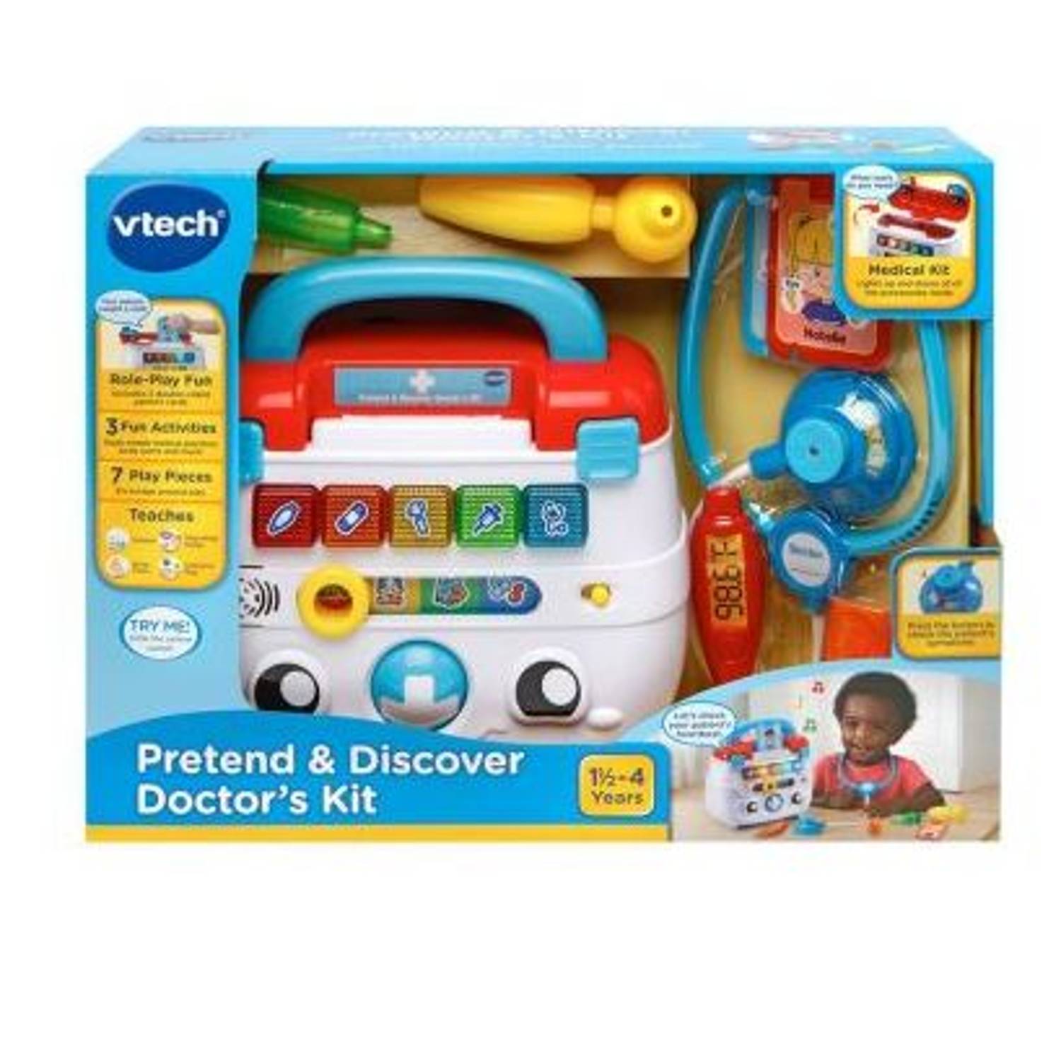 Vtech VT80-178303 Pretend & Learn Doctor's Kit Toy Vtech VT80-178303 Pretend & Learn Doctor's Kit Toy