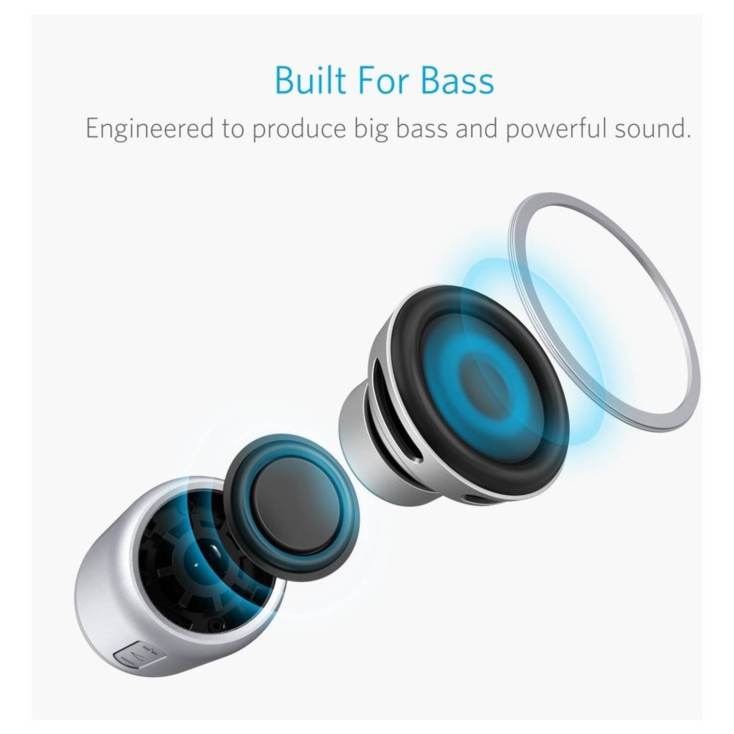 Anker Soundcore Mini Bluetooth Speaker Grey A3101HA1 Anker Soundcore Mini Bluetooth Speaker Grey A3101HA1