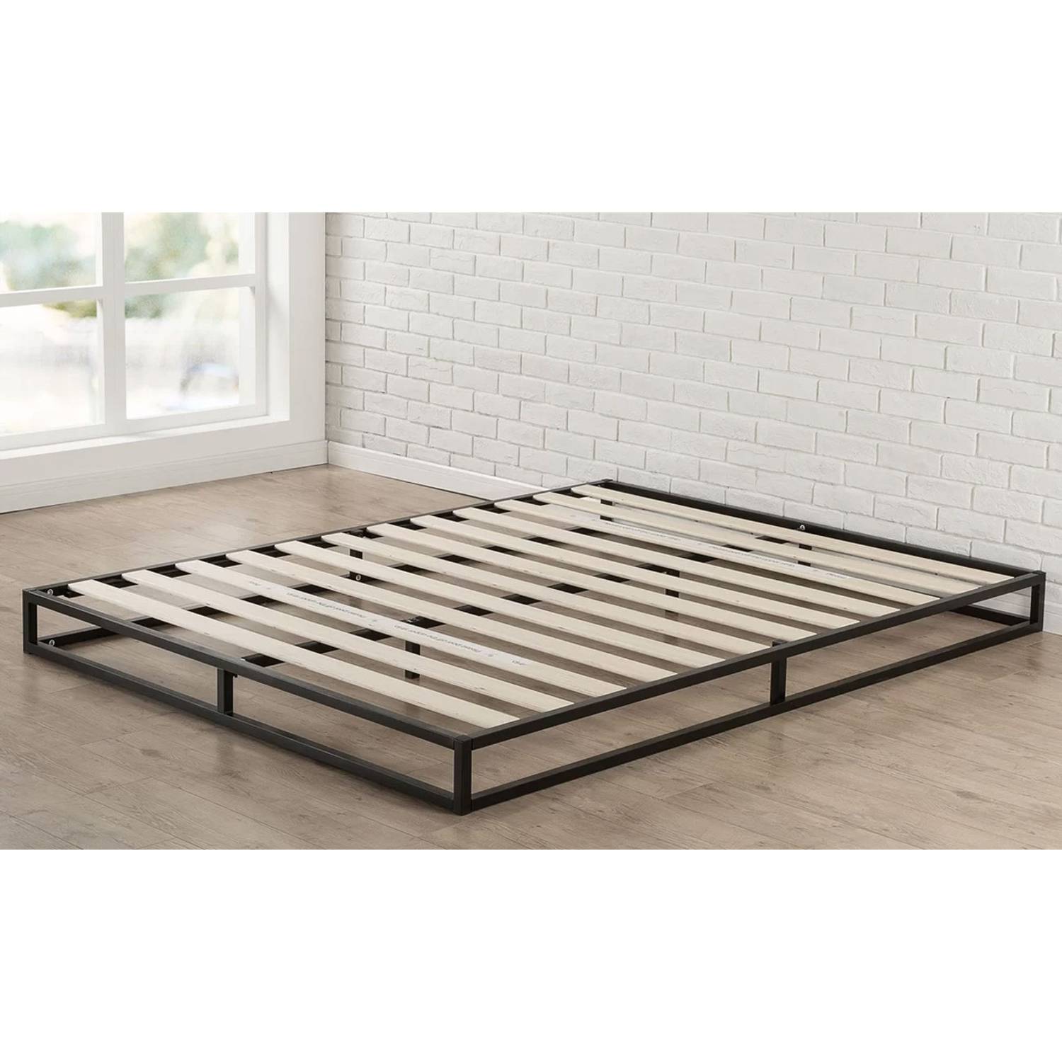 Avey Frame Platform Bed King Black Avey Frame Platform Bed King Black