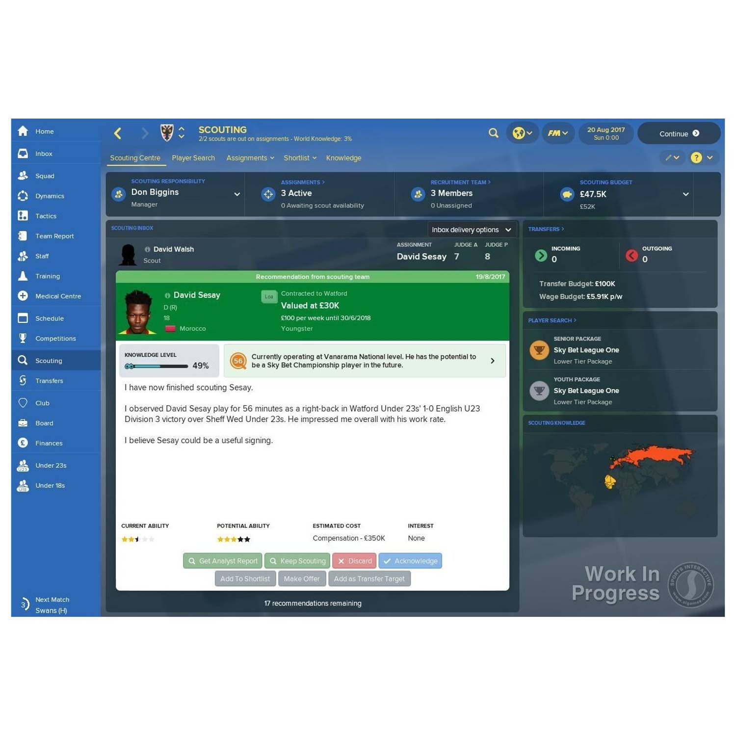 PCD Football Manager 2018 Limited Edition Game PCD Football Manager 2018 Limited Edition Game