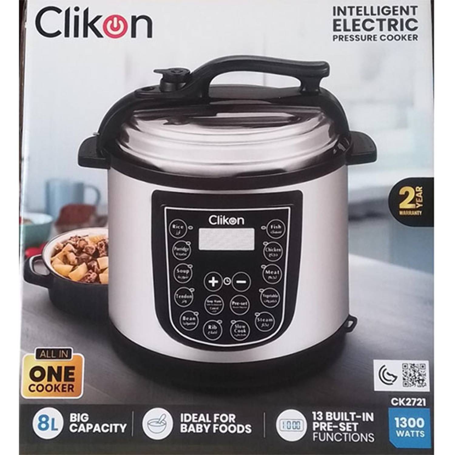 Clikon Electric Pressure Cooker CK2721 Clikon Electric Pressure Cooker CK2721