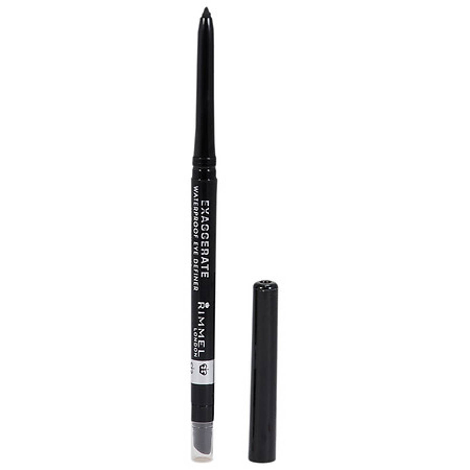 Rimmel London 61261 Exaggerate Waterproof Eye Definer 261 Noir A Black Shade Rimmel London 61261 Exaggerate Waterproof Eye Definer 261 Noir A Black Shade