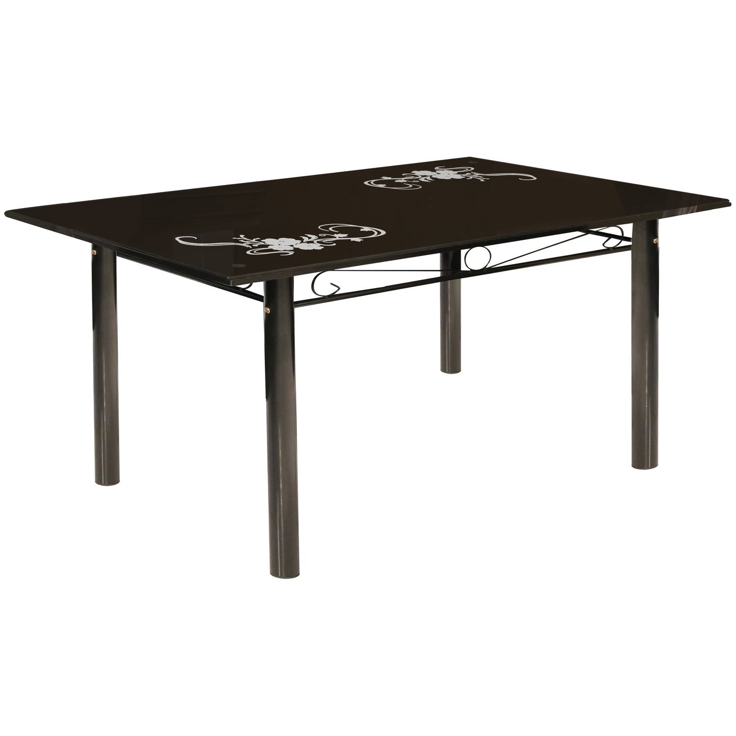 Home Style Floria 4-Seater Dining Set - Black Home Style Floria 4-Seater Dining Set - Black